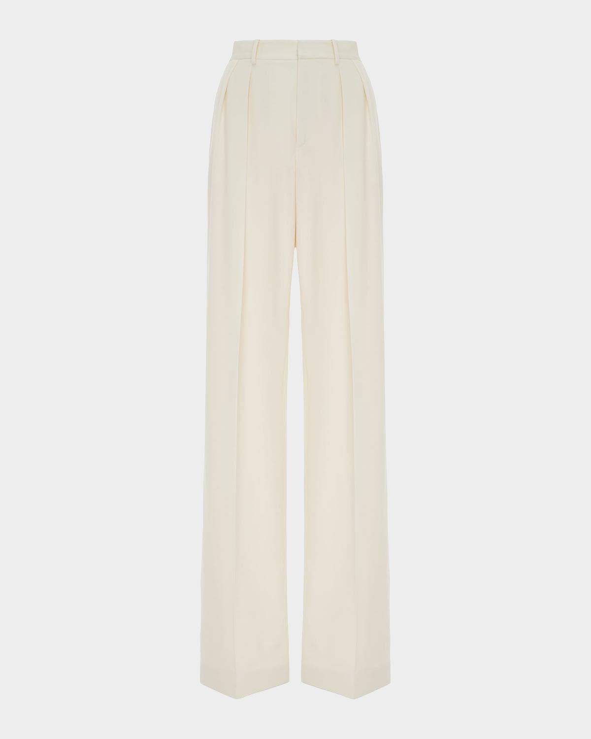 Ralph Lauren Collection Jody Wool Gabardine Pants