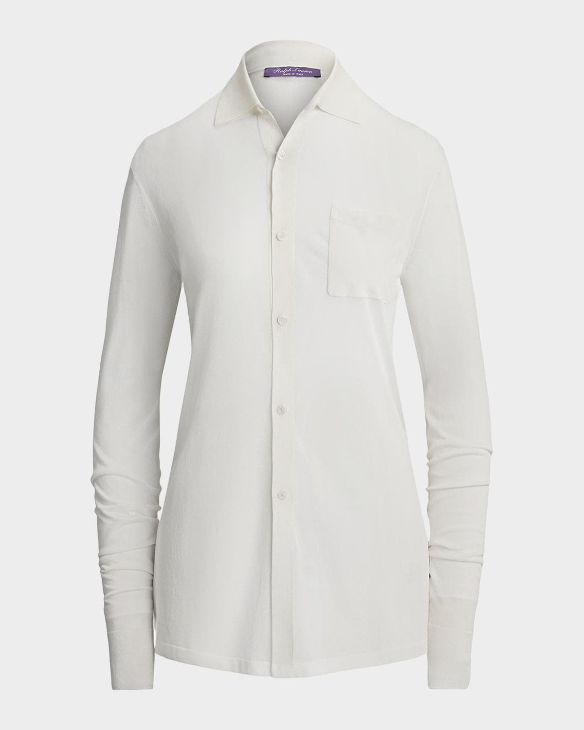 Ralph Lauren Collection Sheer Sweater Shirt