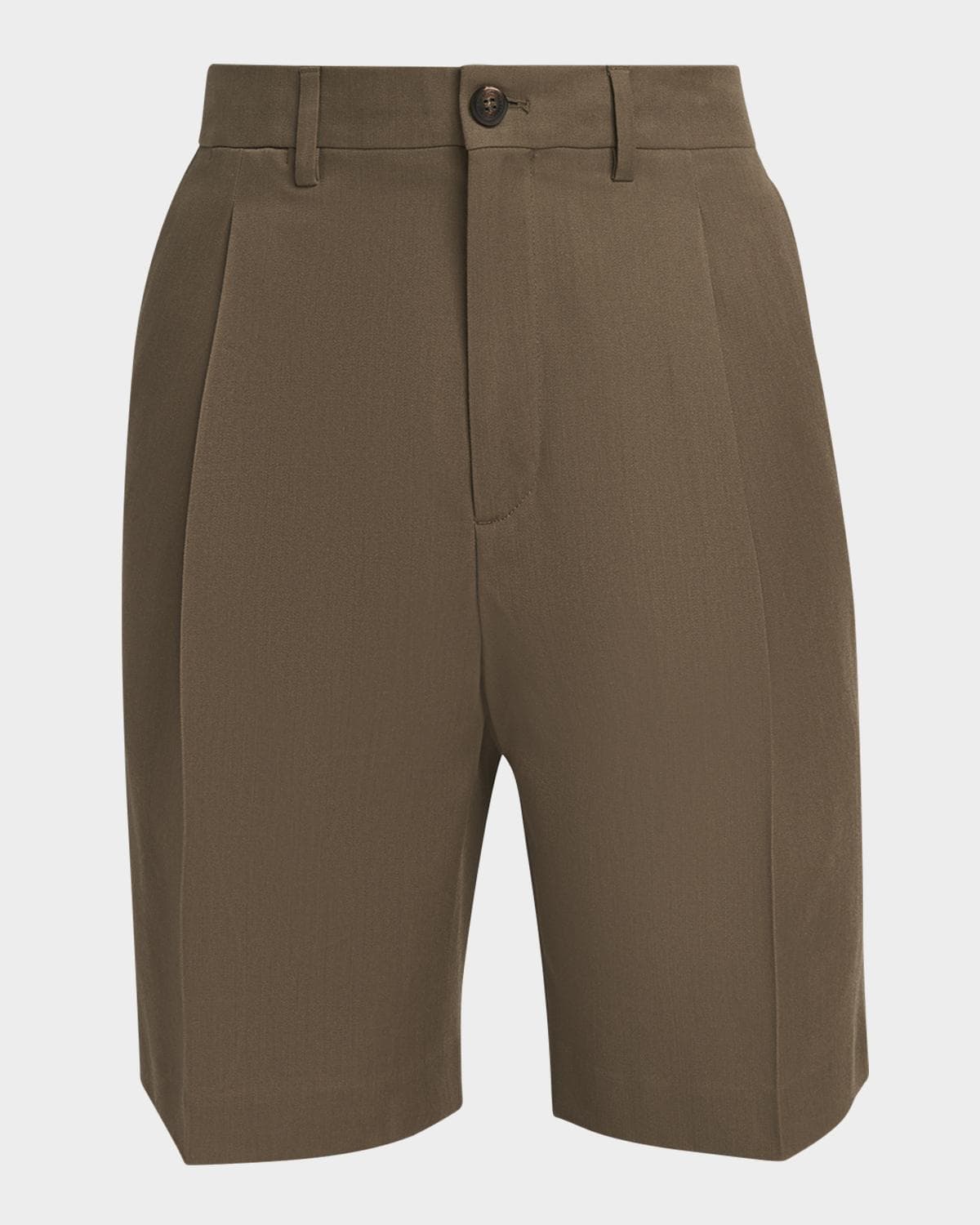 Golden Goose Men's Single-Pleated Bermuda Shorts
