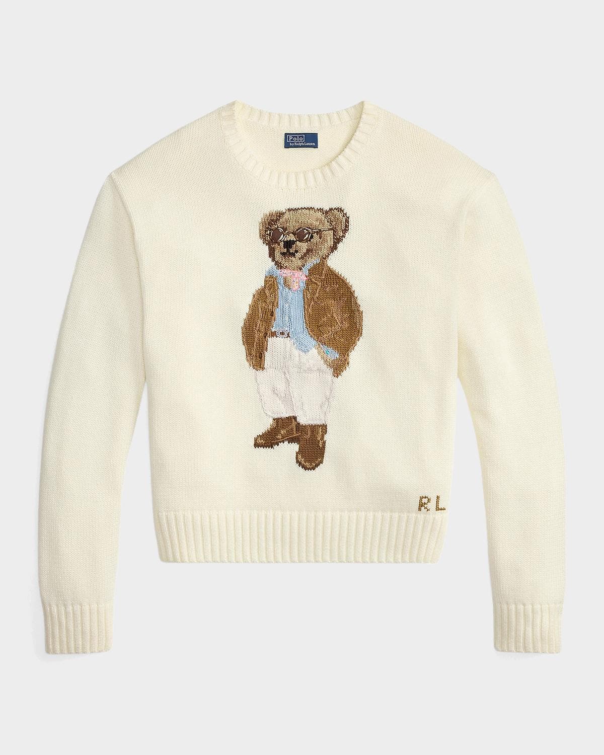 Polo Ralph Lauren Polo Bear Cotton Crewneck Sweater