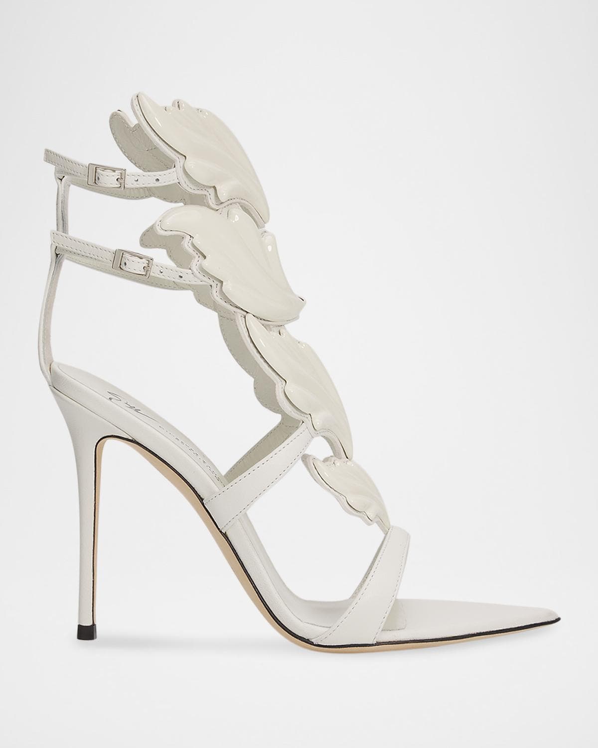 Giuseppe Zanotti 105mm New Cruel Leather Sandals · 10