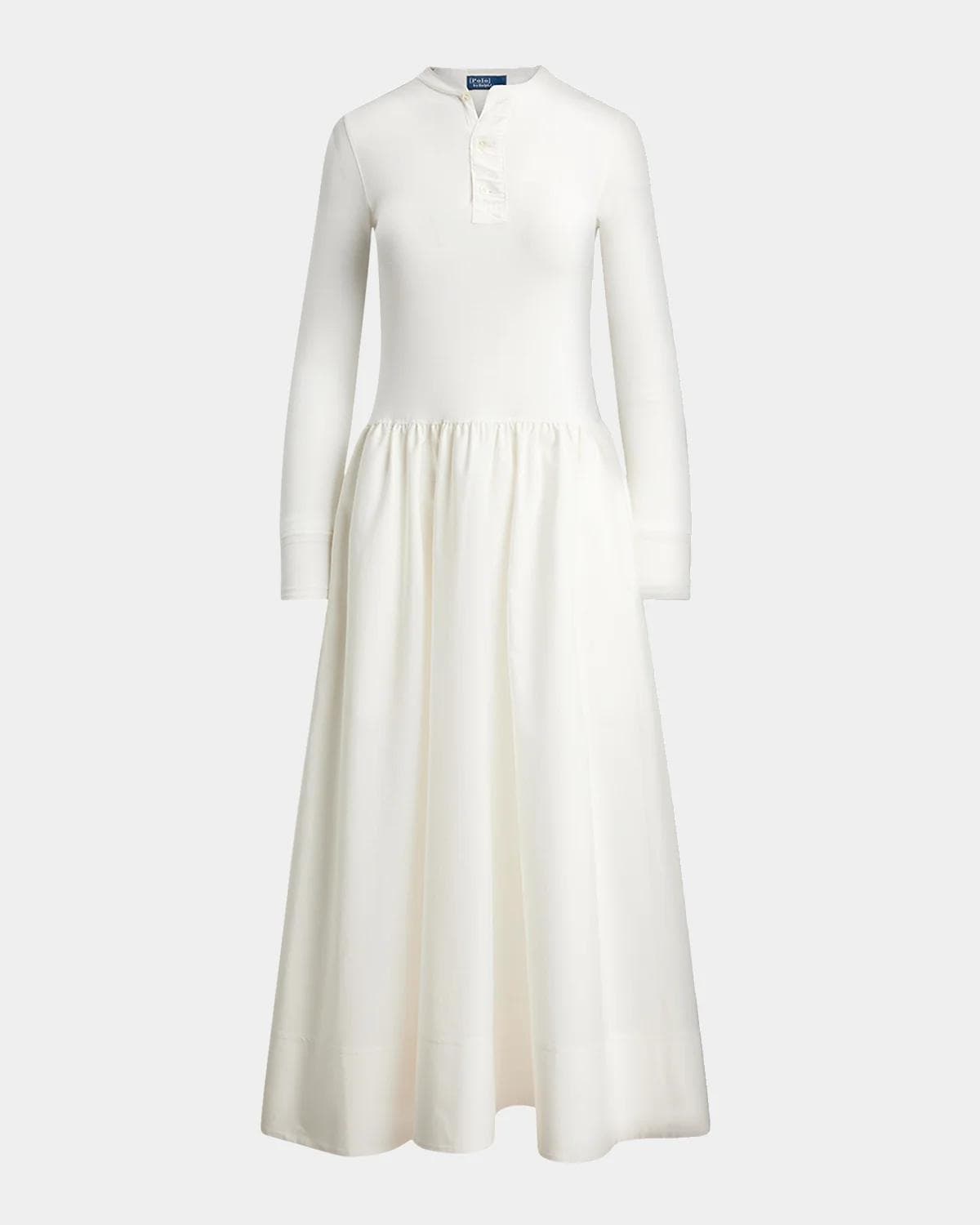 Polo Ralph Lauren Cotton Henley Midi Dress