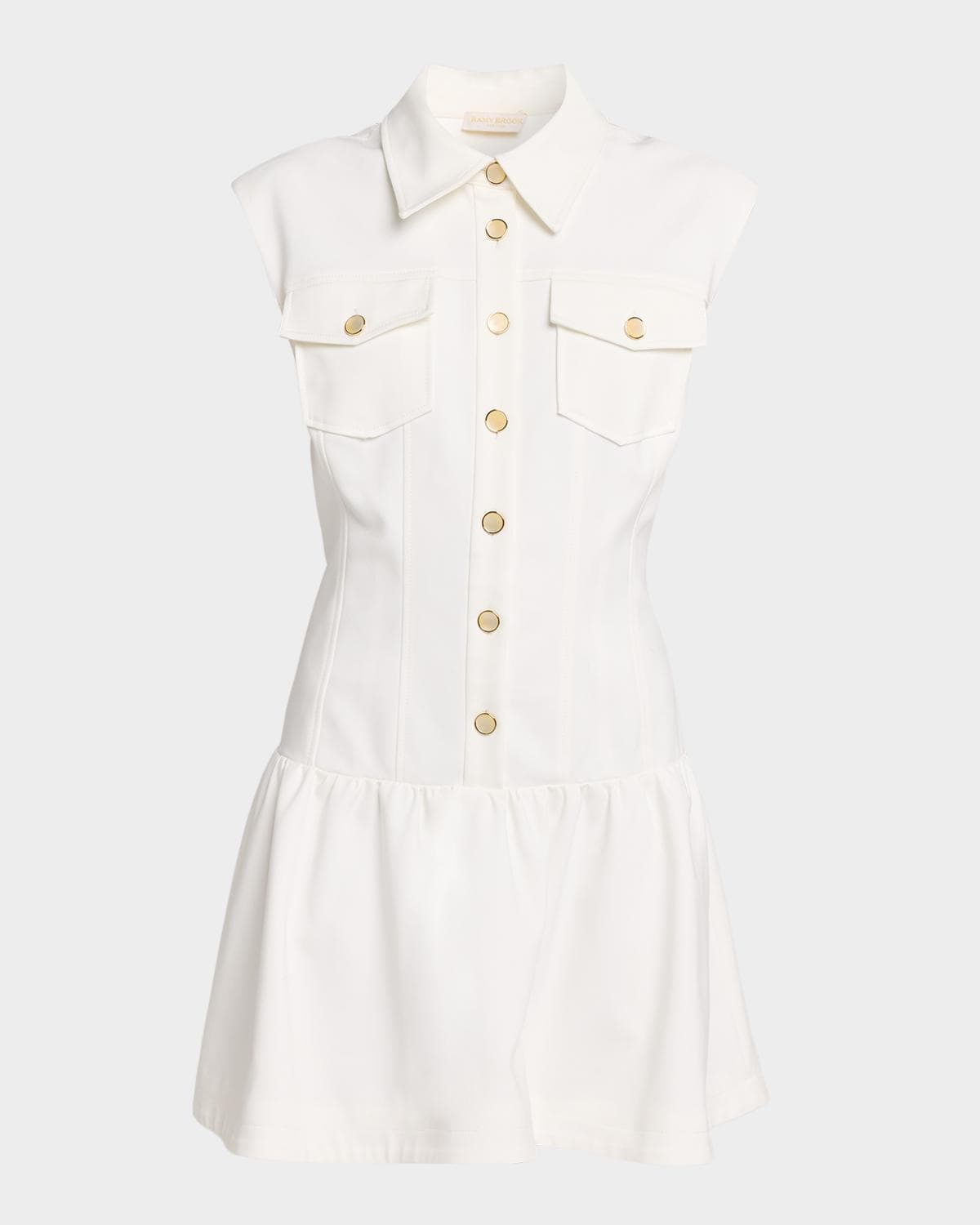 Ramy Brook Sofi Drop-Waist Mini Dress
