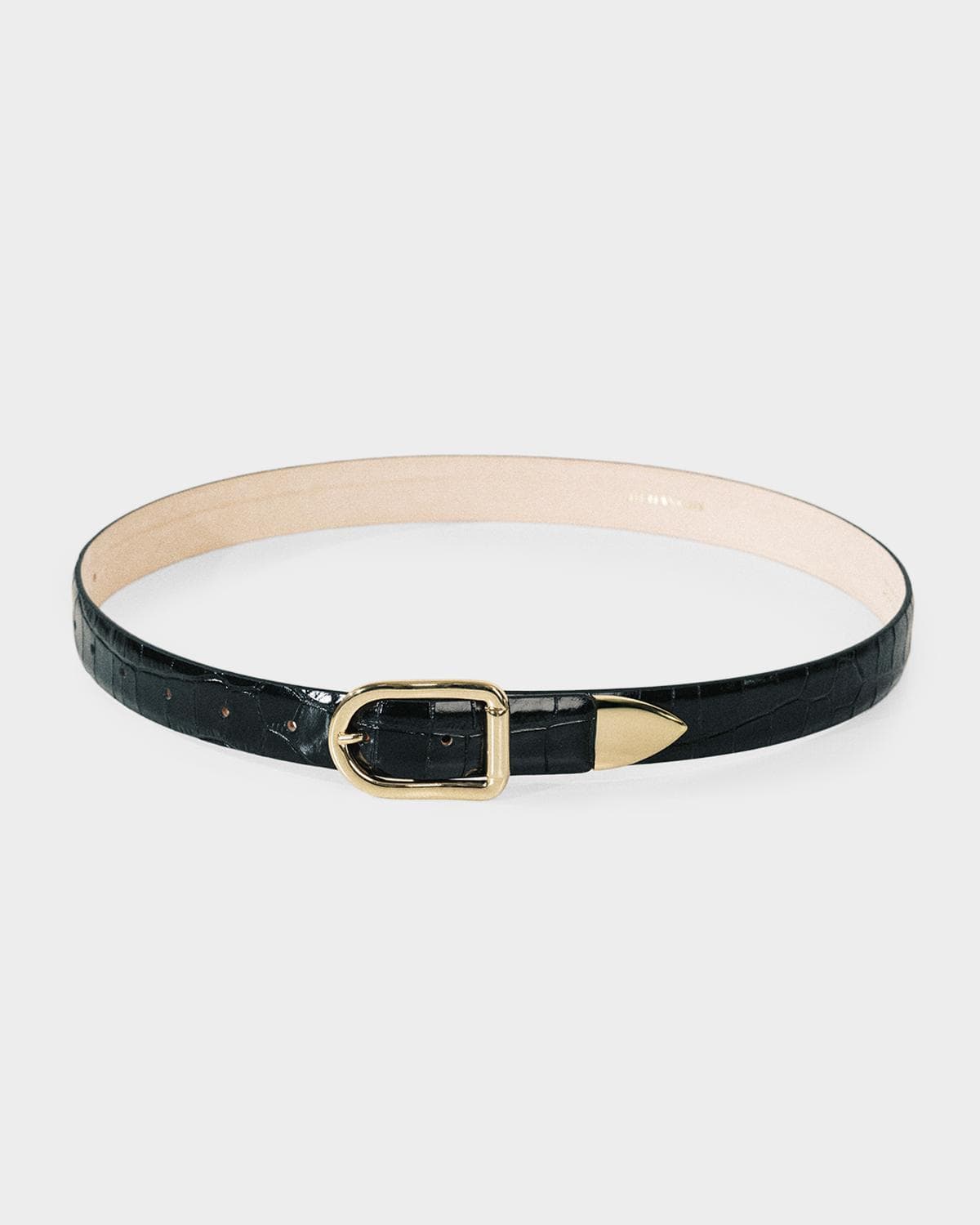 Déhanche Mija Croco Tip Leather Belt