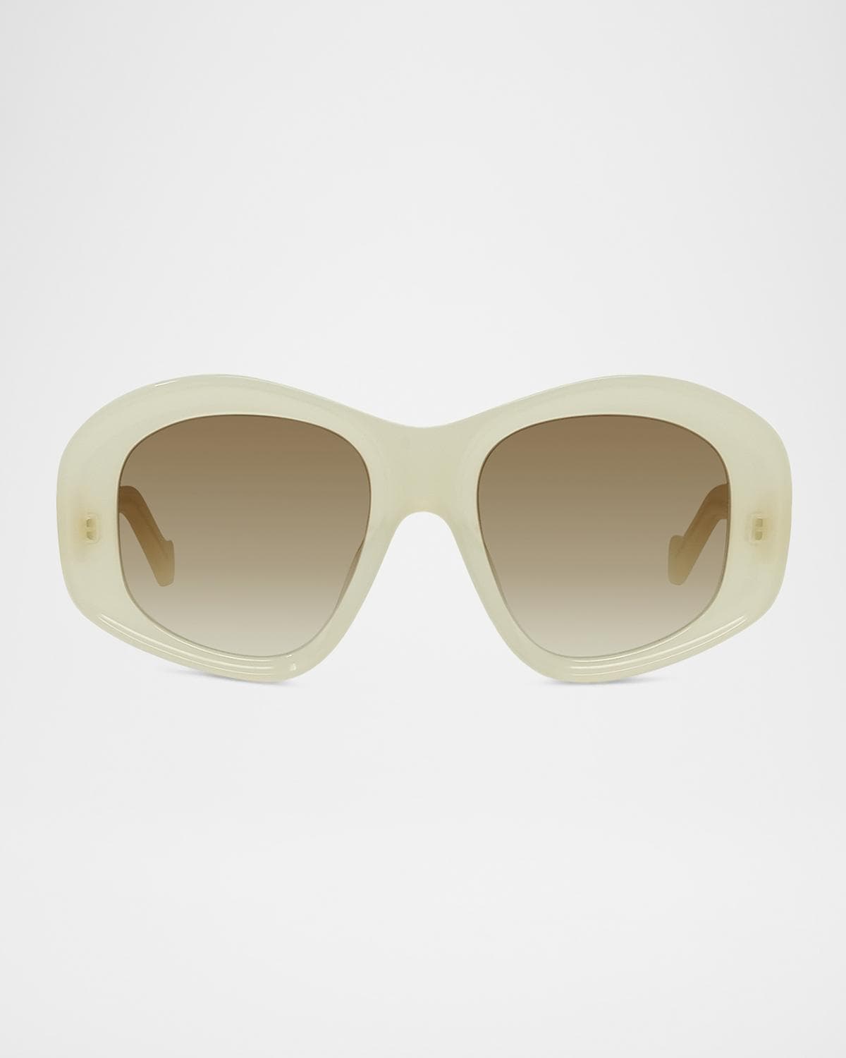 LOEWE Anagram 51mm Beveled Pentagon Sunglasses