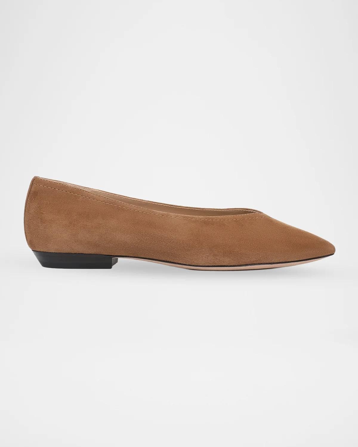 Veronica Beard Bancroft Suede Ballerina Flats