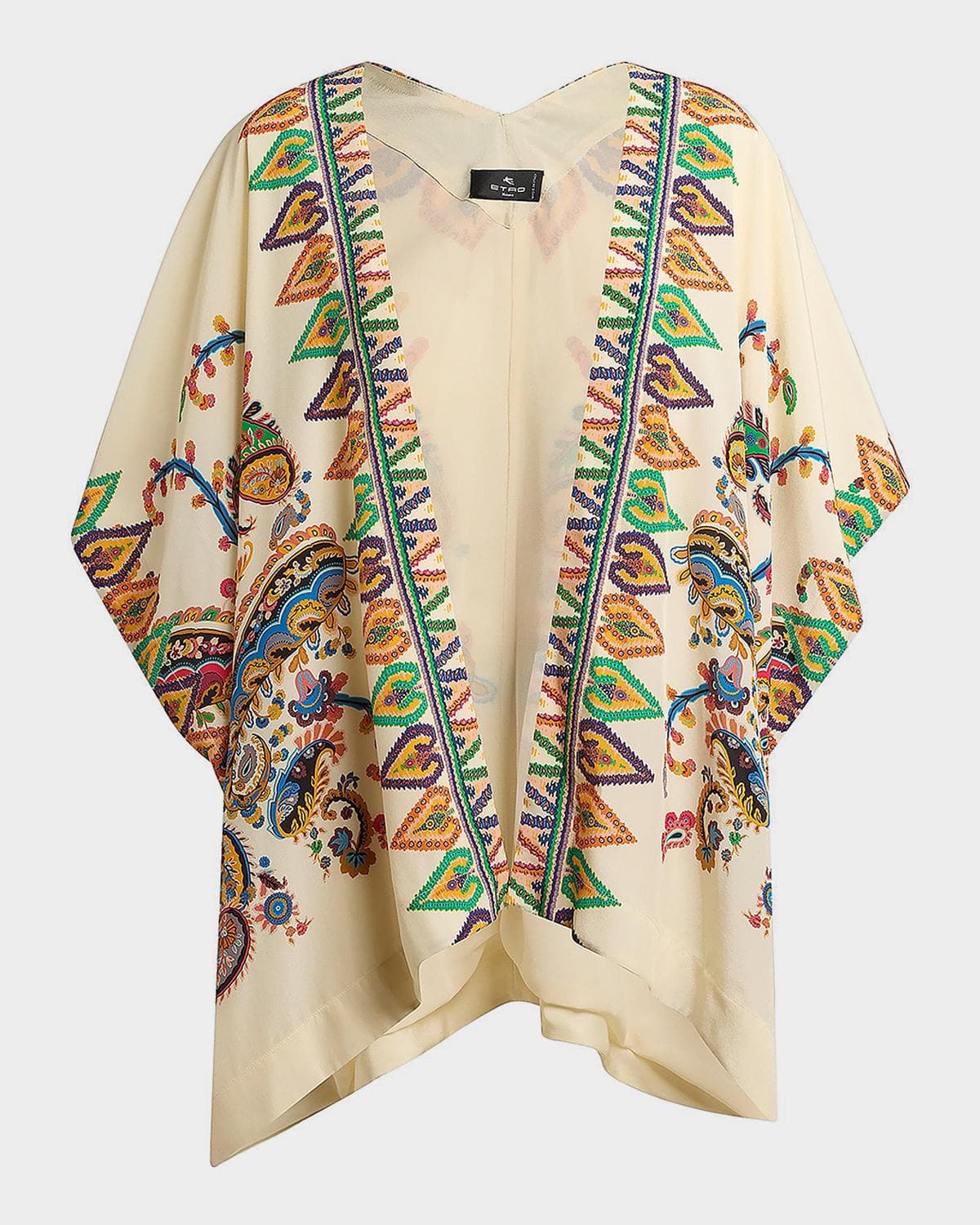 Etro Paisley-Print Beach Coverup