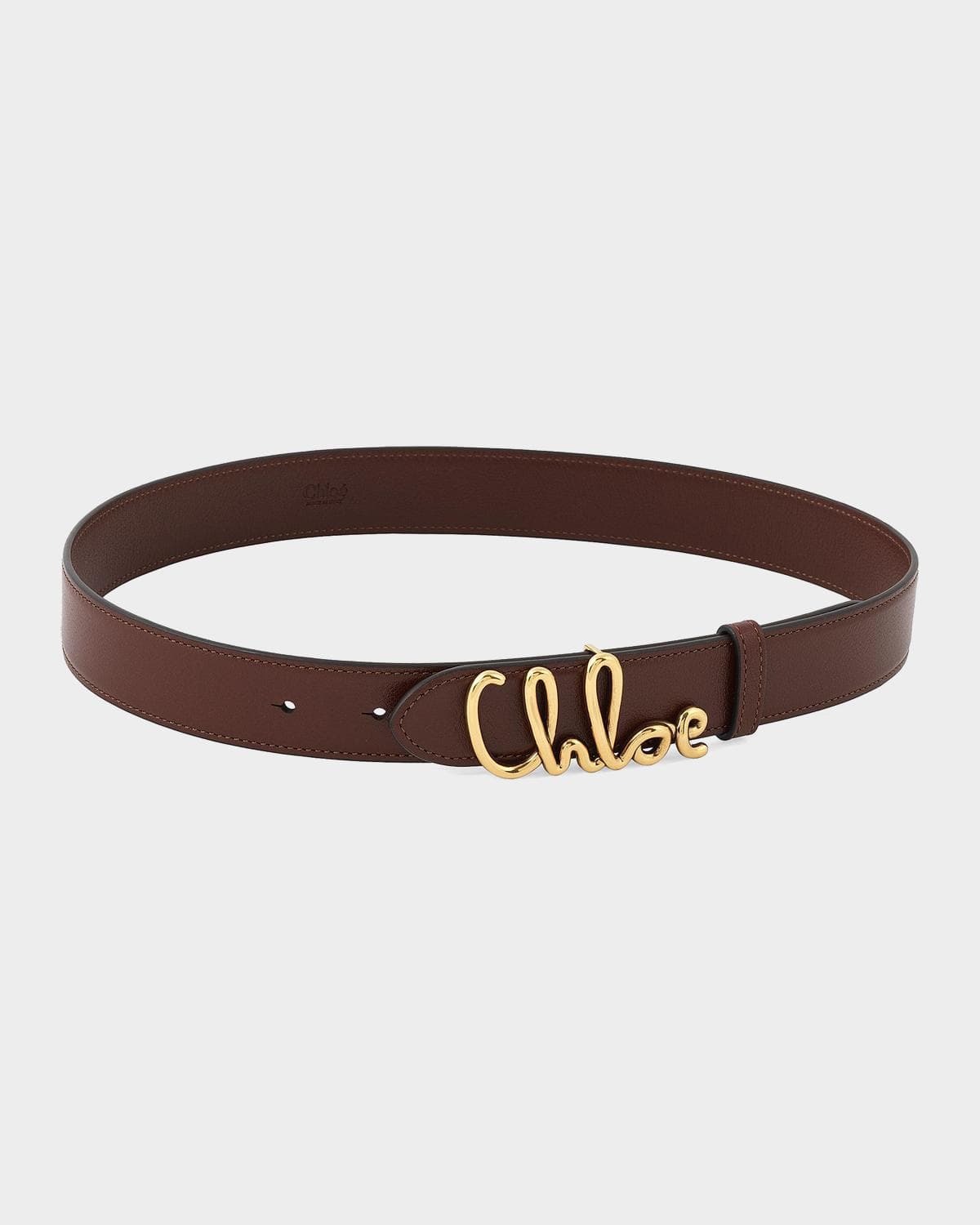 Chloe Iconic Logo Leather Belt