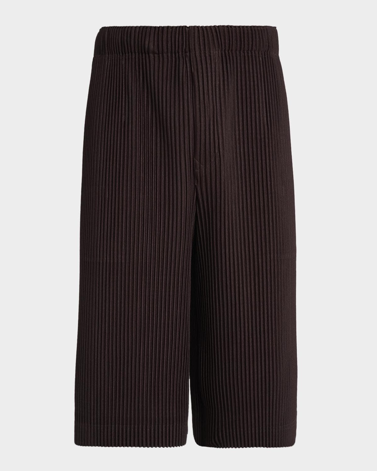 Homme Plissé Issey Miyake Men's Pleated Bermuda Shorts