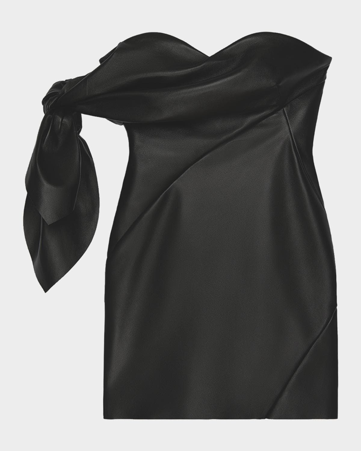 Givenchy Off-The-Shoulder Bow Bustier Mini Dress · 36