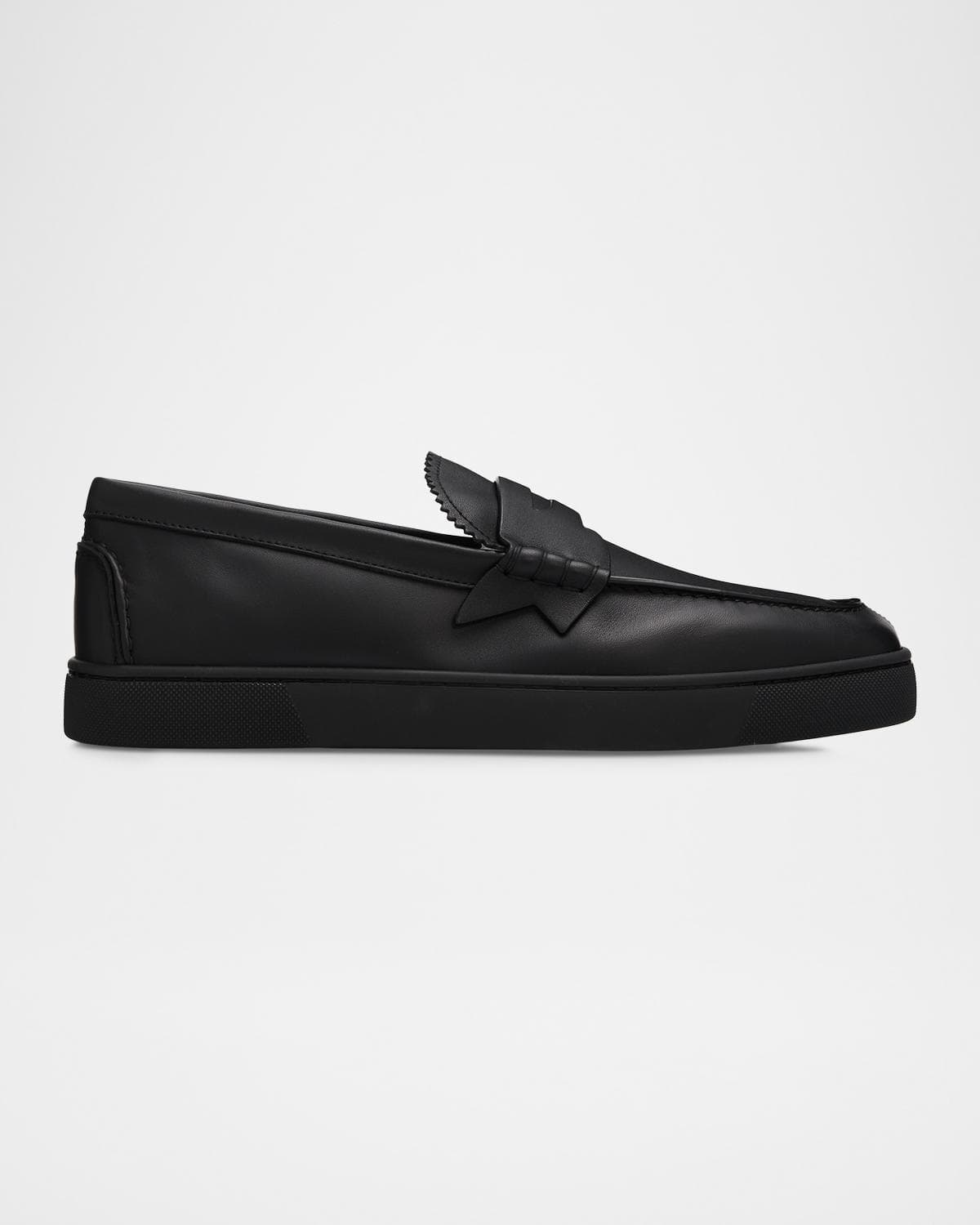 Christian Louboutin Men's The Harold I Reversed Leather Boat Shoes