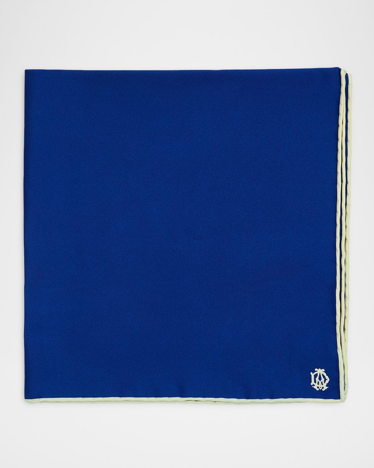 dunhill Men's Mulberry Silk Pocket Square