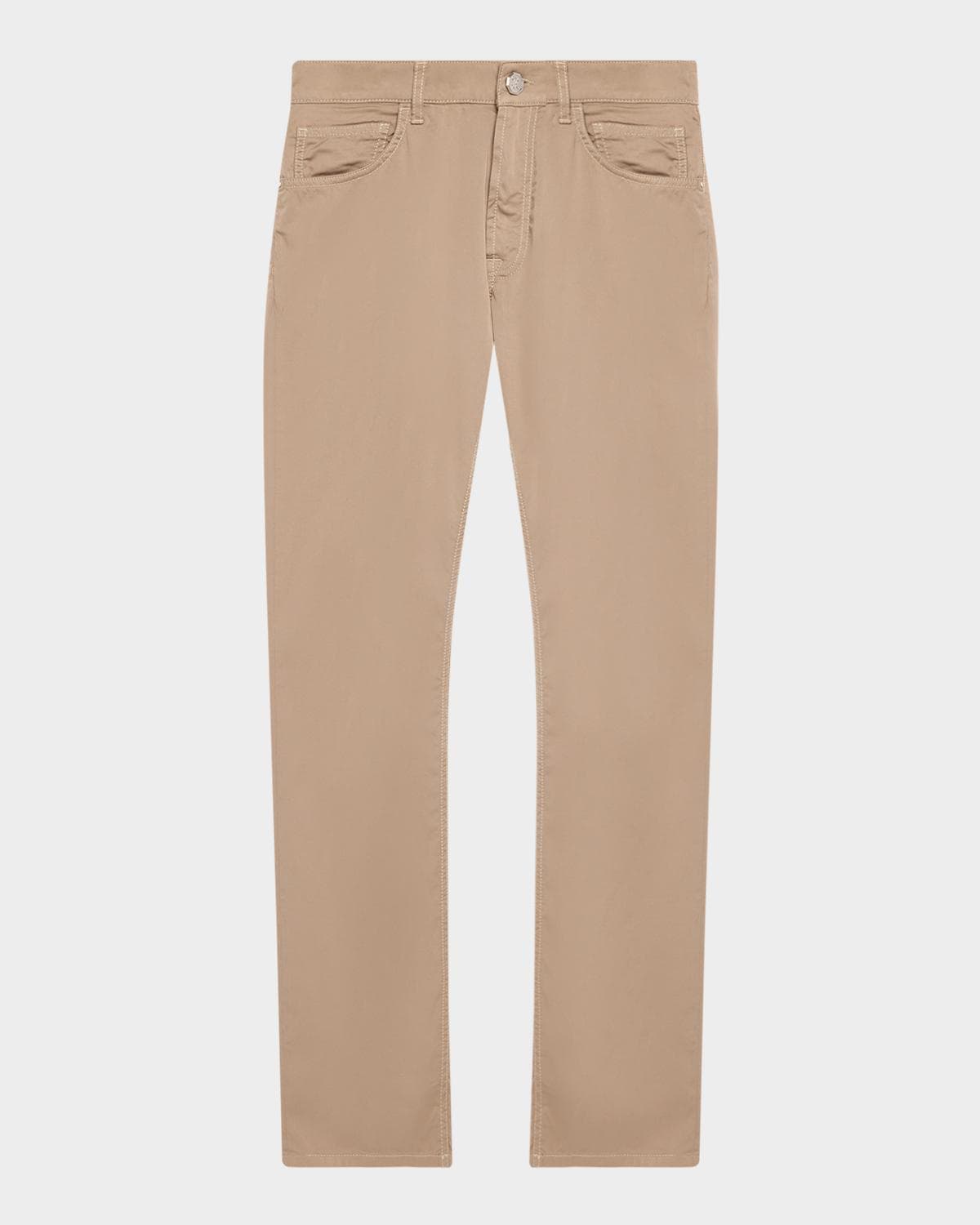 Stefano Ricci Men's Slim Cotton-Stretch Five-Pocket Pants