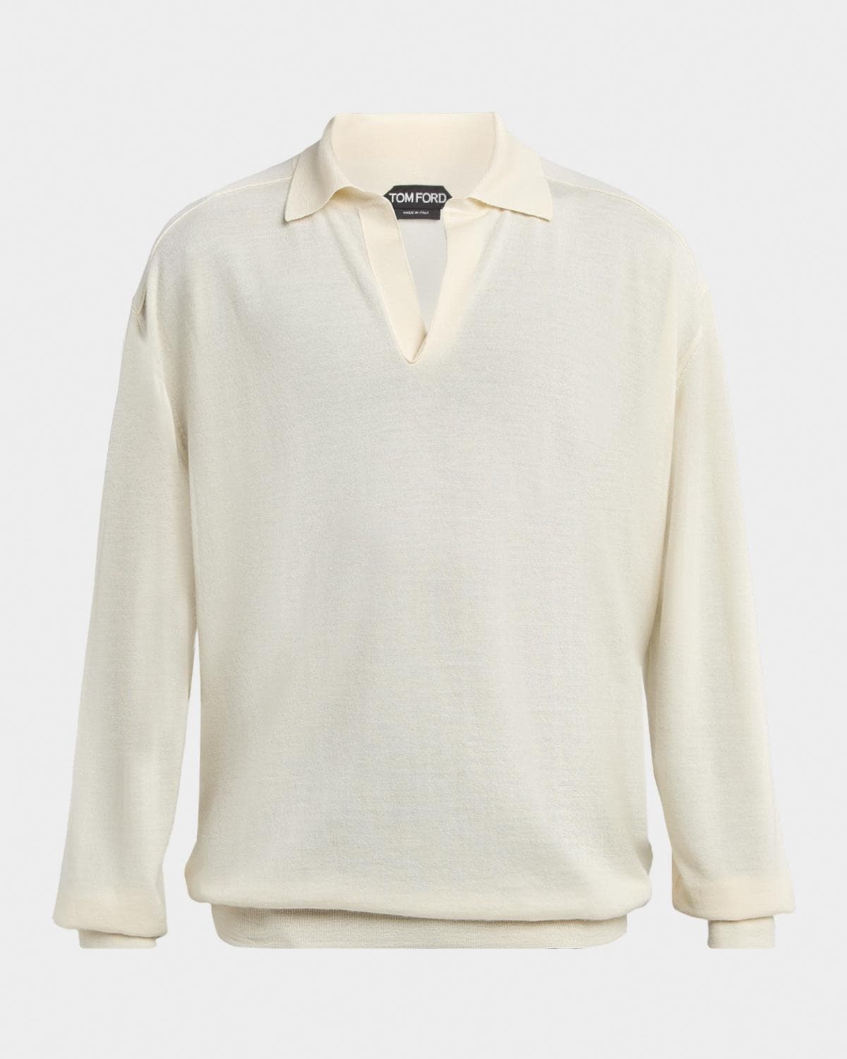 TOM FORD Men's Fine Cashmere Polo Sweater