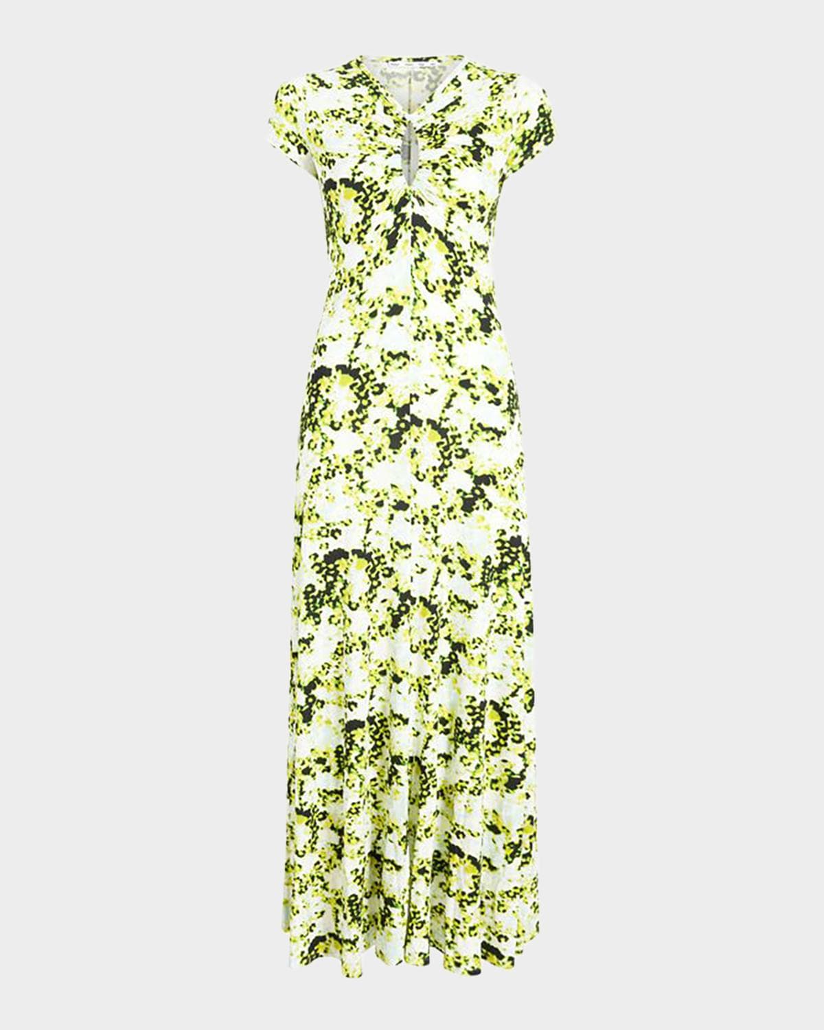 Proenza Schouler White Label Neolani Printed Jersey Maxi Dress