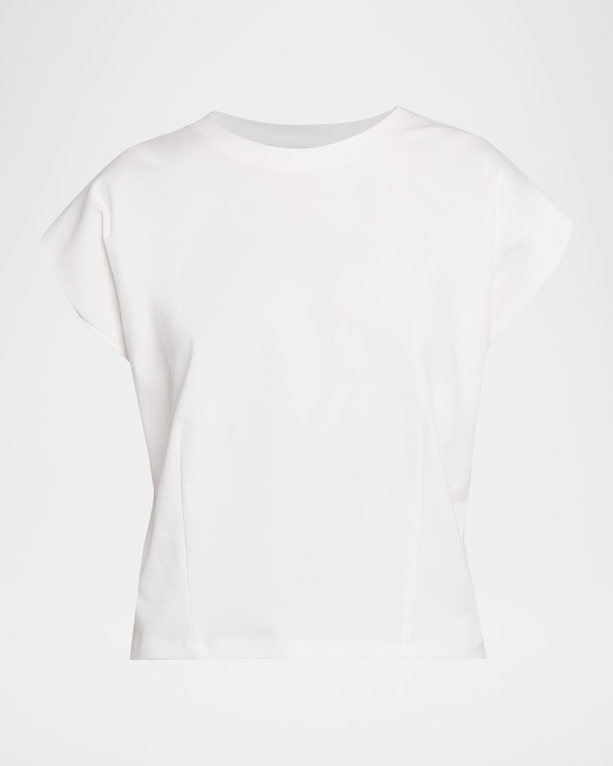 Proenza Schouler White Label Reeva Gathered Crewneck Tee