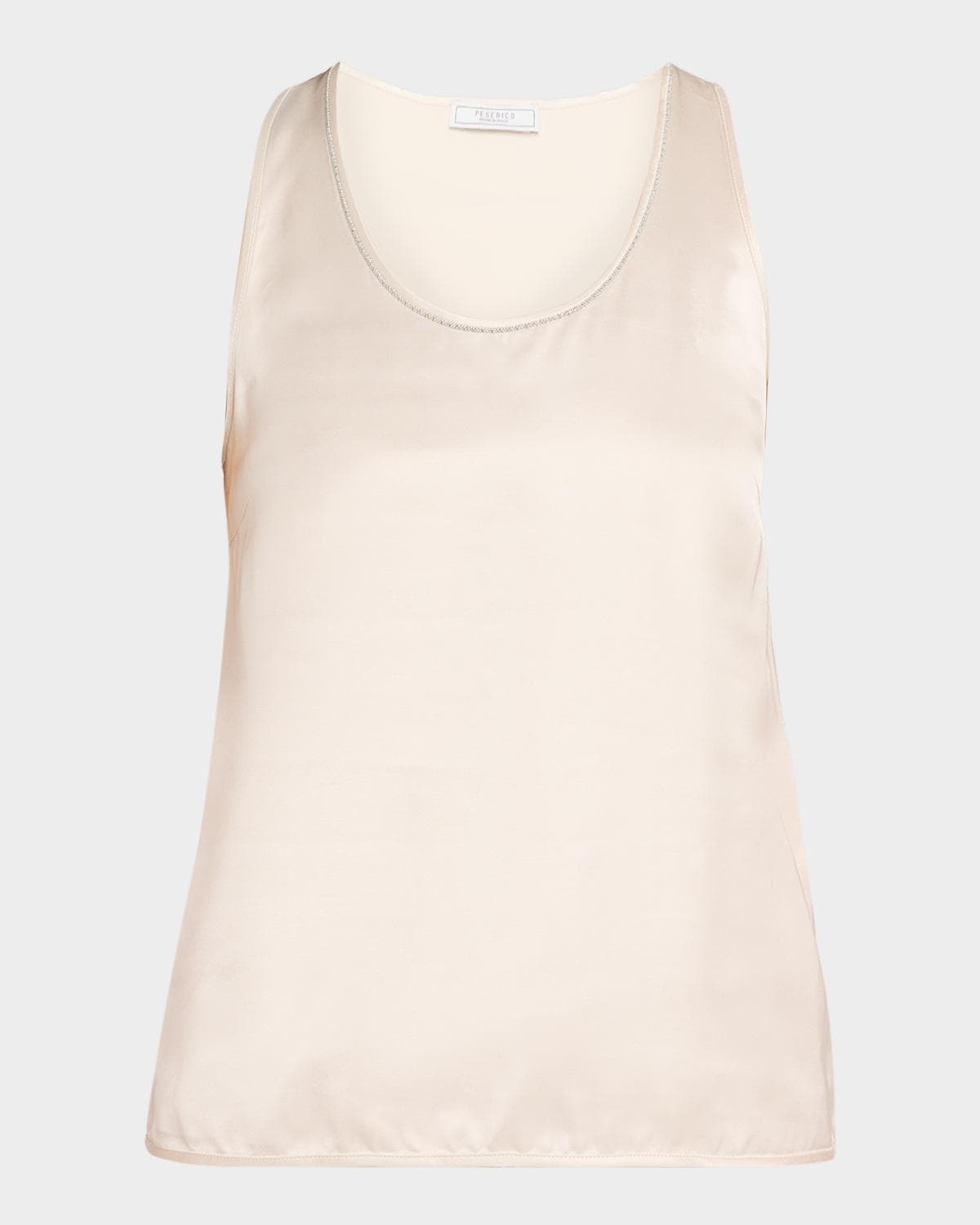 Peserico Scoop-Neck Viscose Top