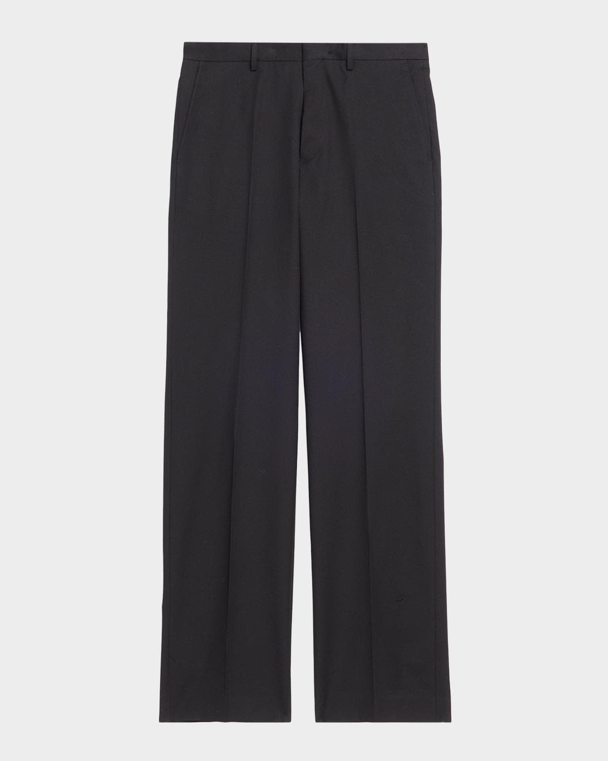 Dries Van Noten Men's Panvel Straight-Leg Cotton-Wool Pants
