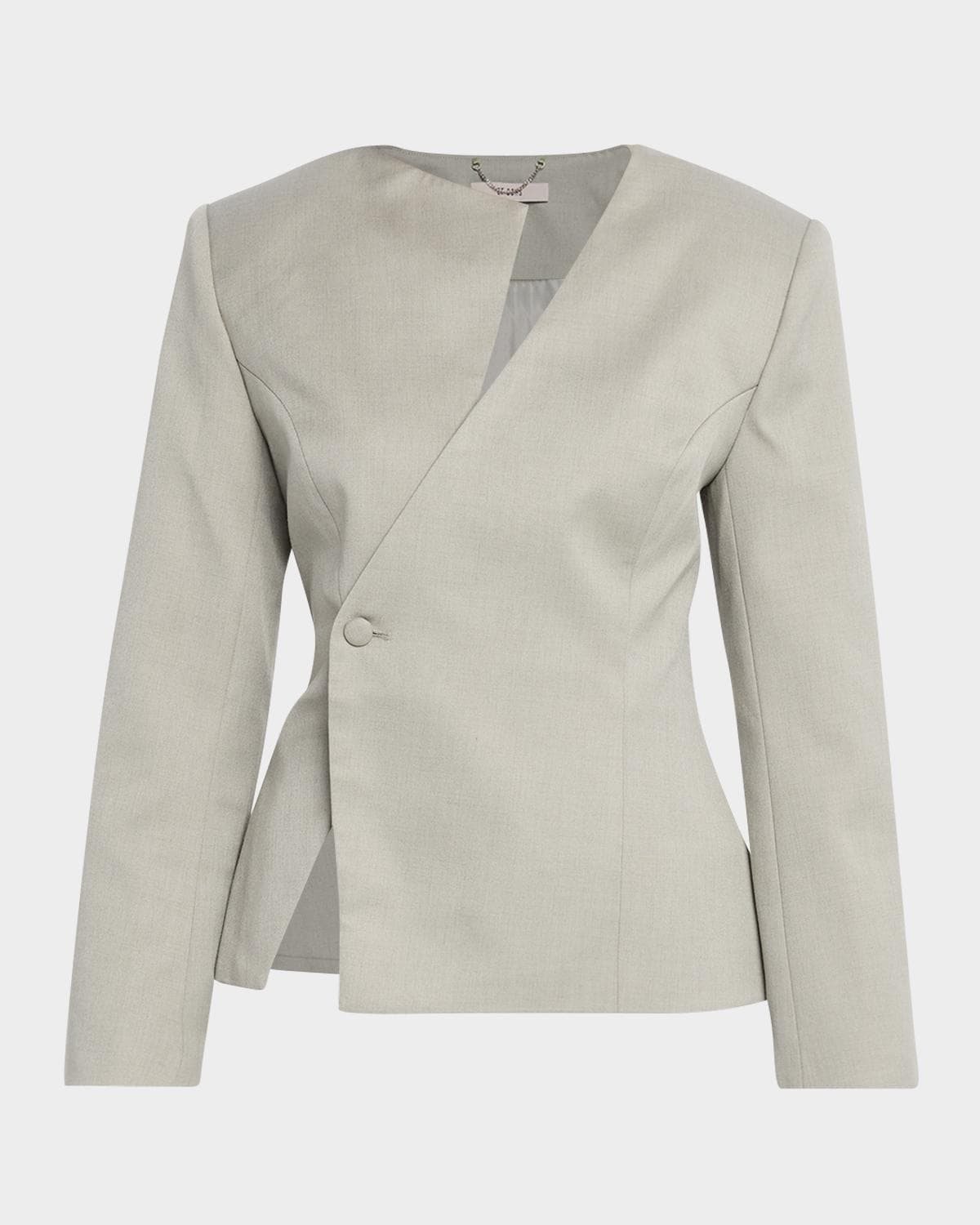 Et Ochs Andre Tailored Asymmetric Single-Button Jacket · 0