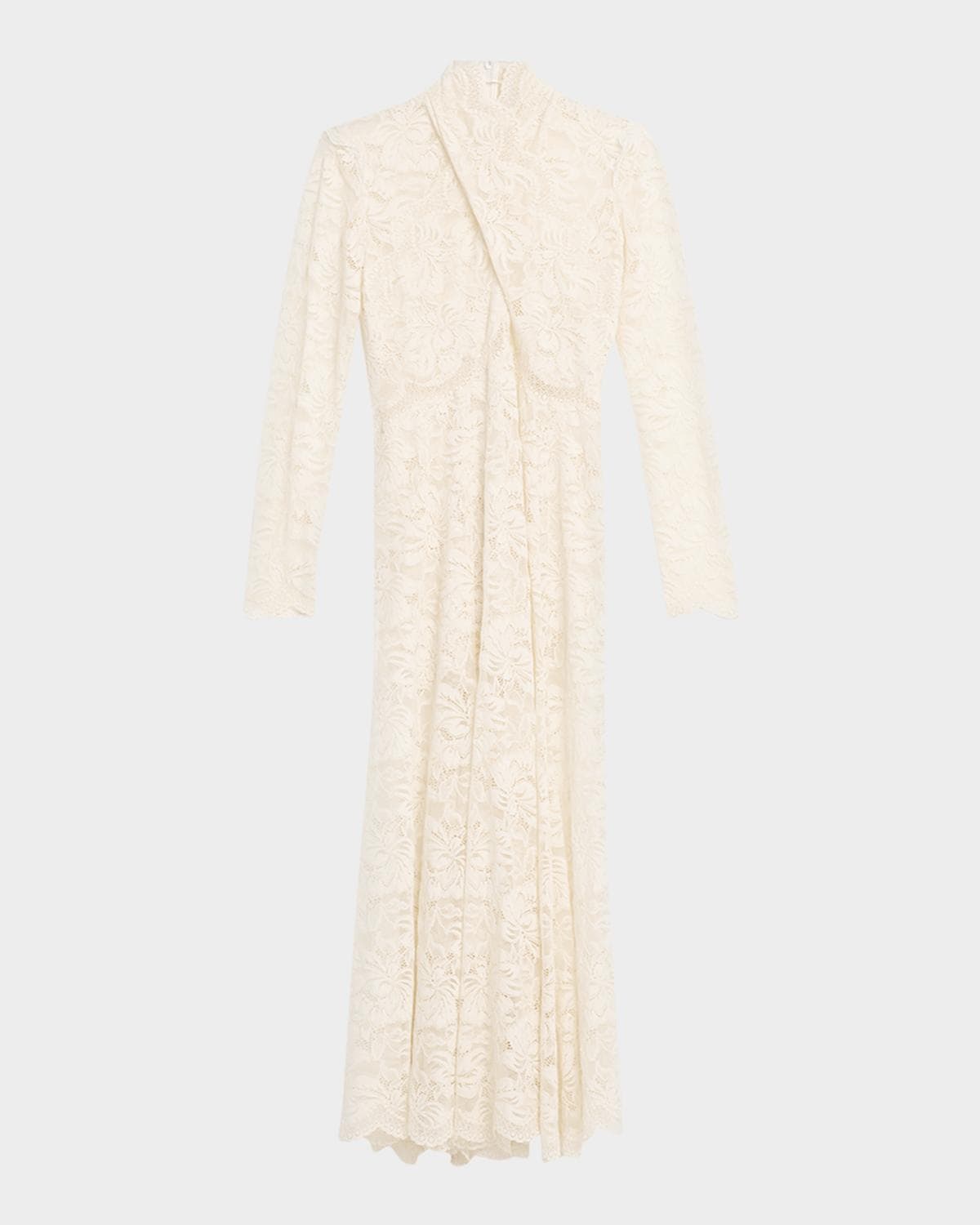 Rabanne Layered Lace Maxi Dress