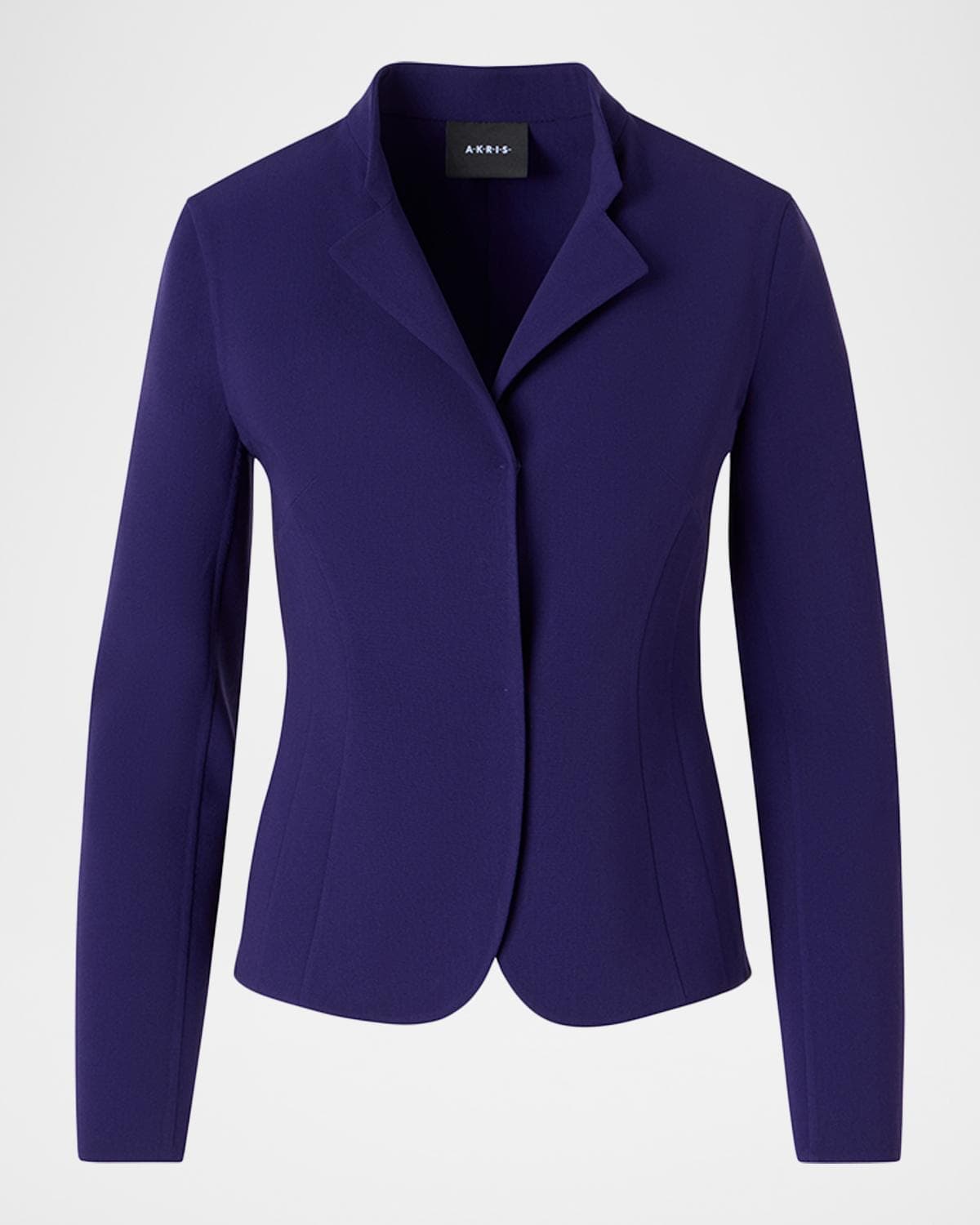 Akris Hamer Bi-Stretch Wool Double-Face Short Jacket