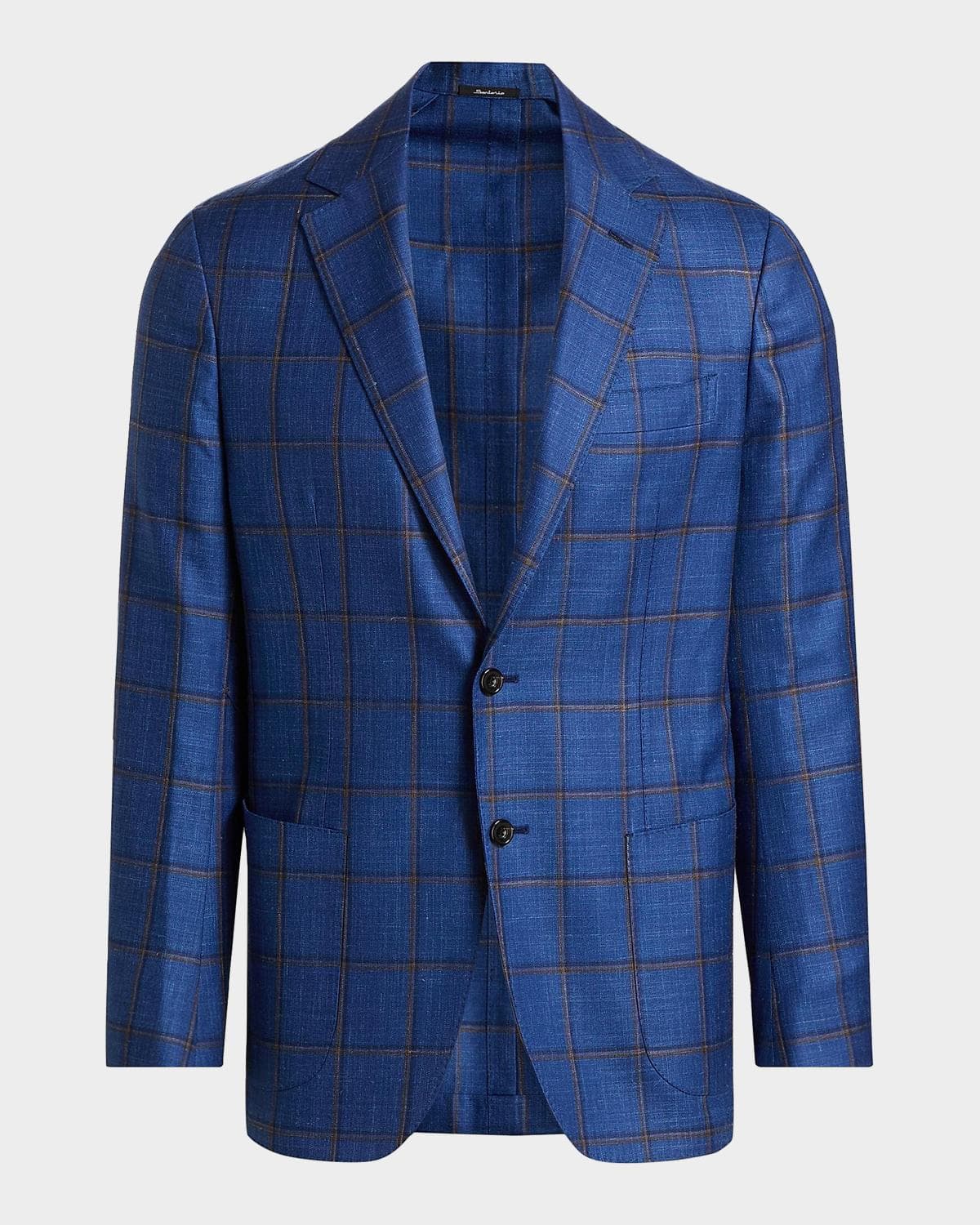 Sartorio Men's Plaid Wool Single-Breasted Sport Coat