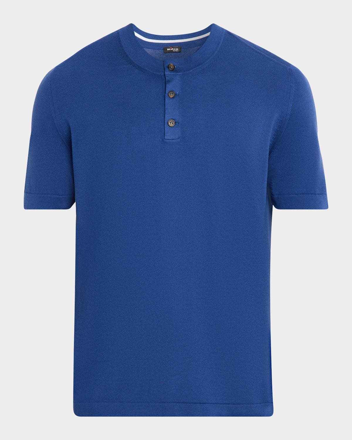 Kiton Men's Cotton Henley T-Shirt · XL
