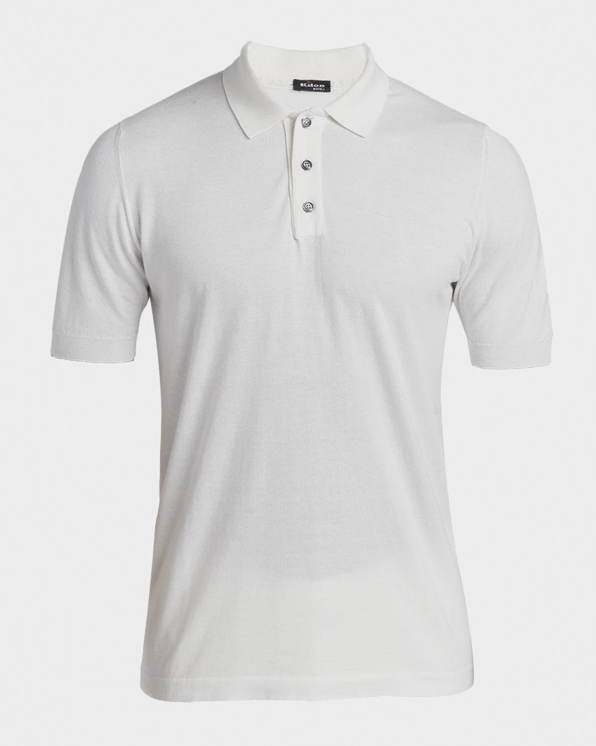 Kiton Men's Cotton Classic-Fit Polo Shirt