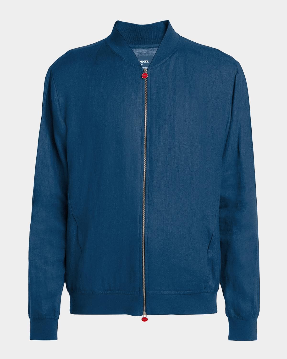 Kiton Men's Linen Full-Zip Blouson