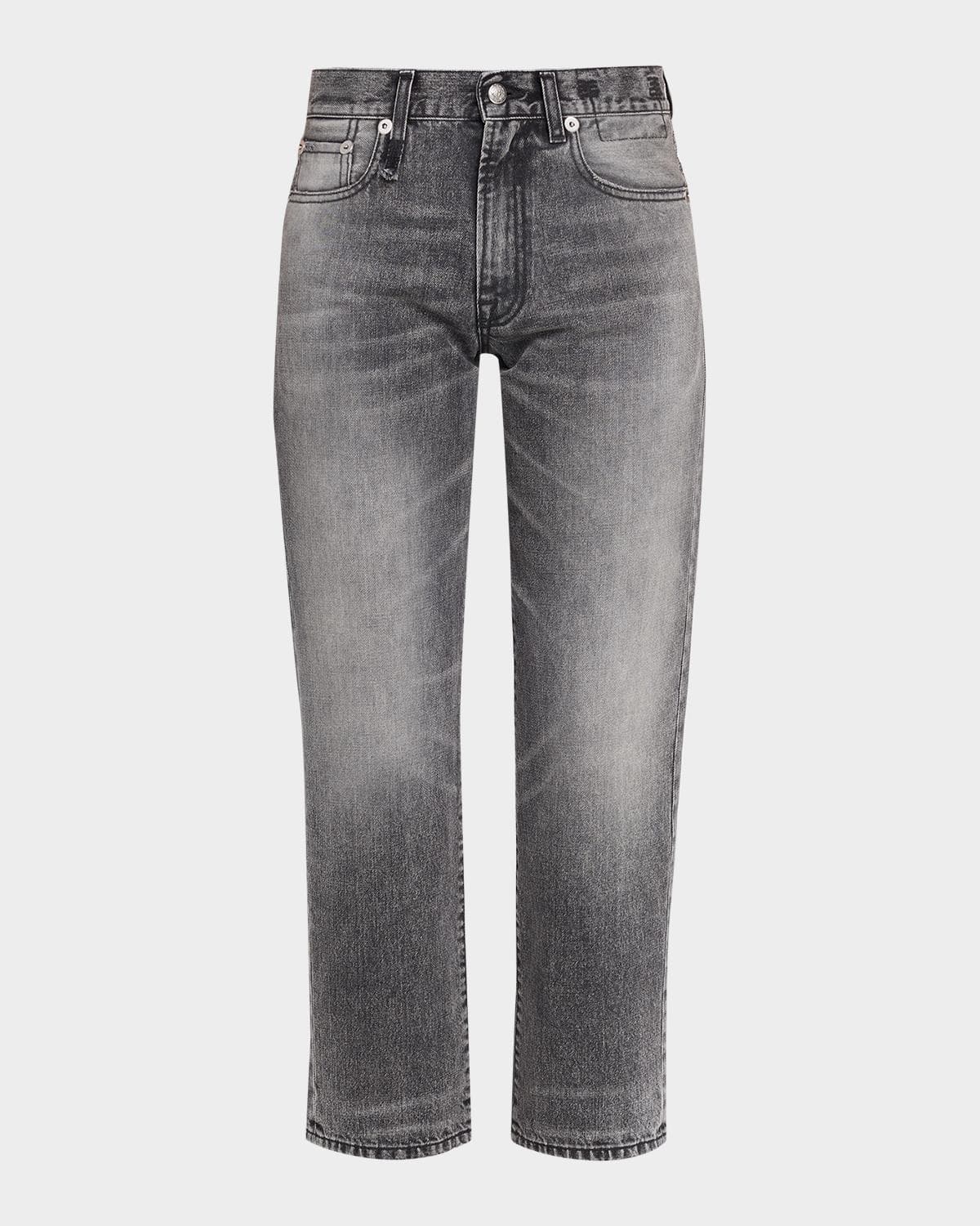 R13 Romeo Straight Cropped Jeans · 30 (8-10)