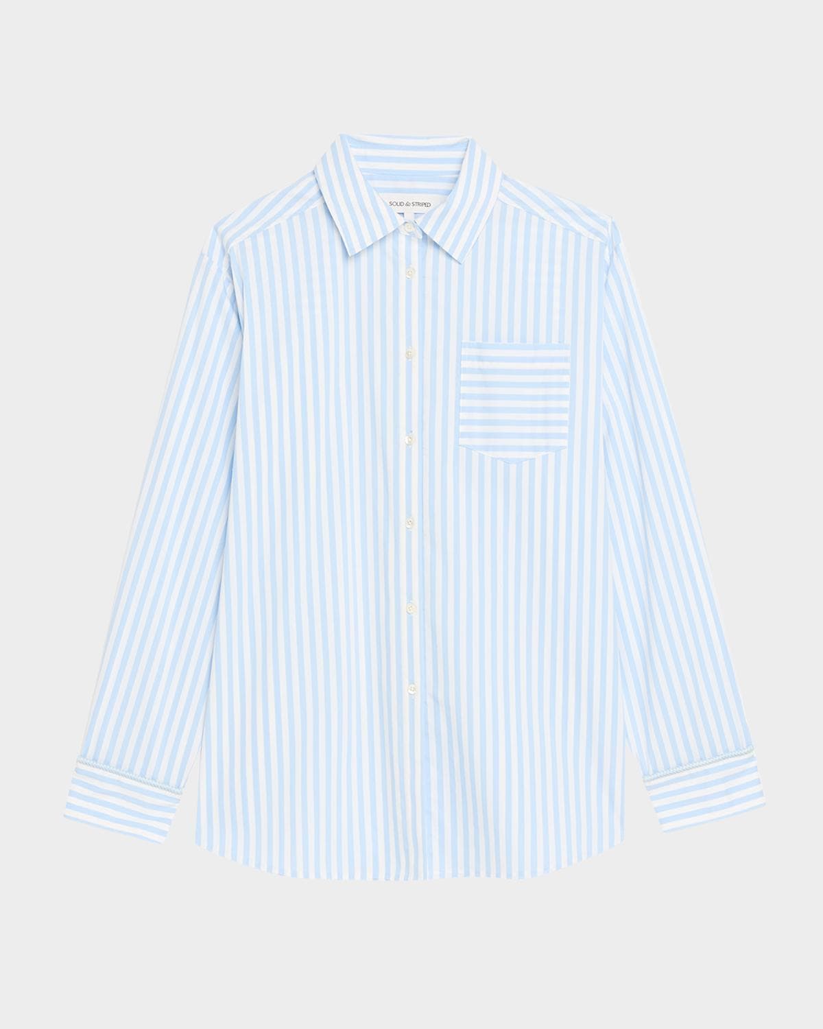 Solid and Striped The Avril Striped Button-Front Shirt