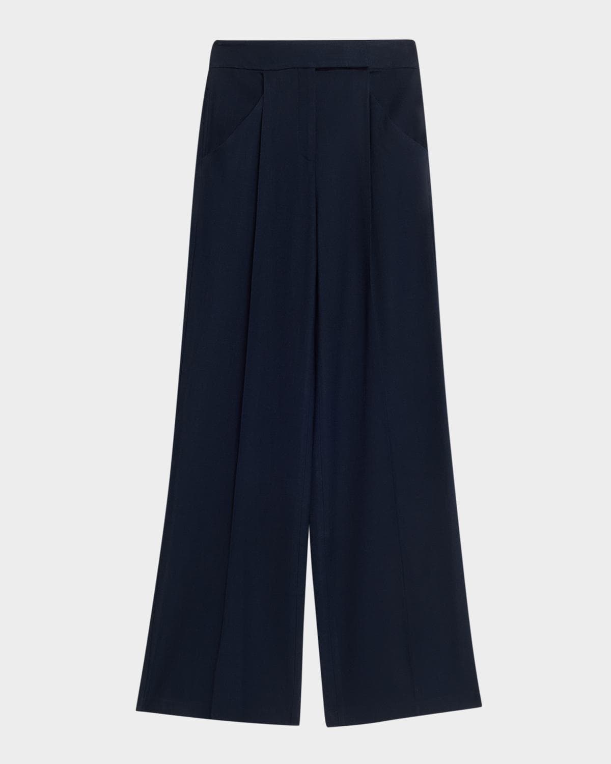 Veronica Beard Marbeau Wide-Leg Pants