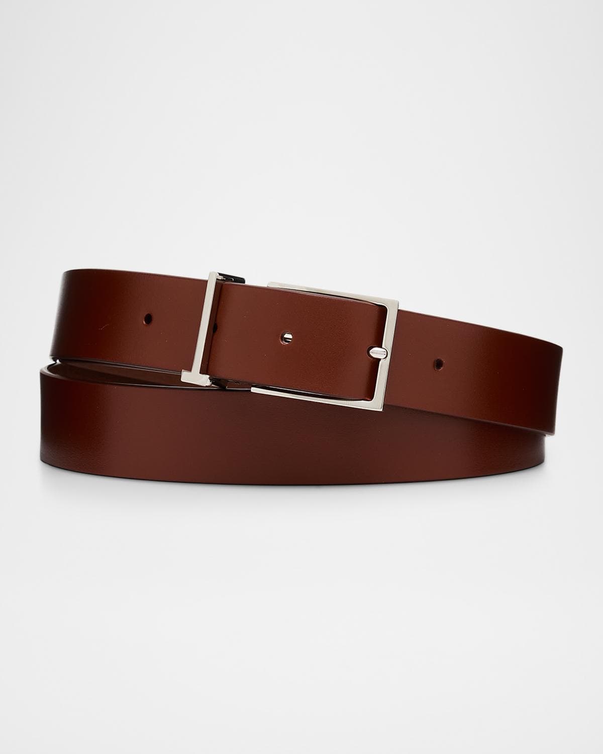 TOM FORD Men's Leather T Loop Belt