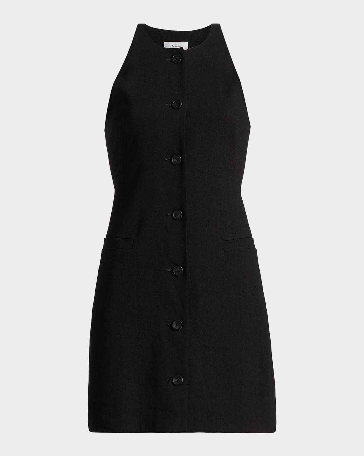 A.L.C. Suri Linen-Blend Minidress