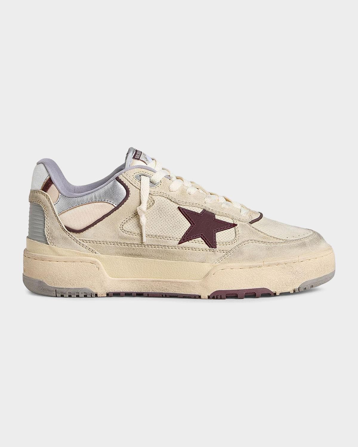 Golden Goose Men's Forty2 Chunky Leather Low-Top Sneakers