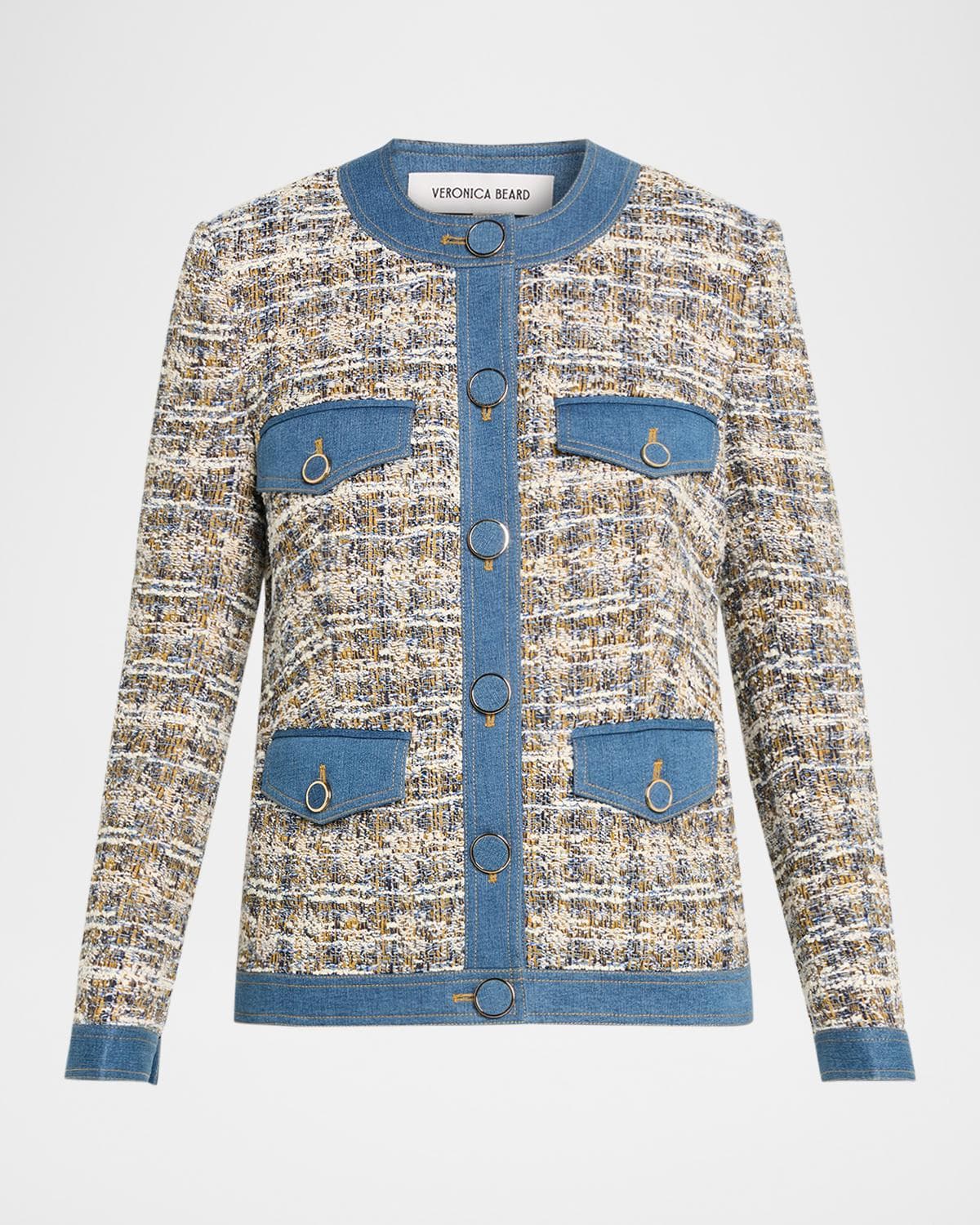 Veronica Beard Ainslie Tailored Tweed Jacket