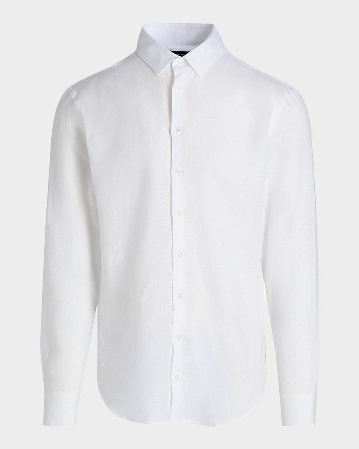 Giorgio Armani Men's Linen Classic-Fit Sport Shirt