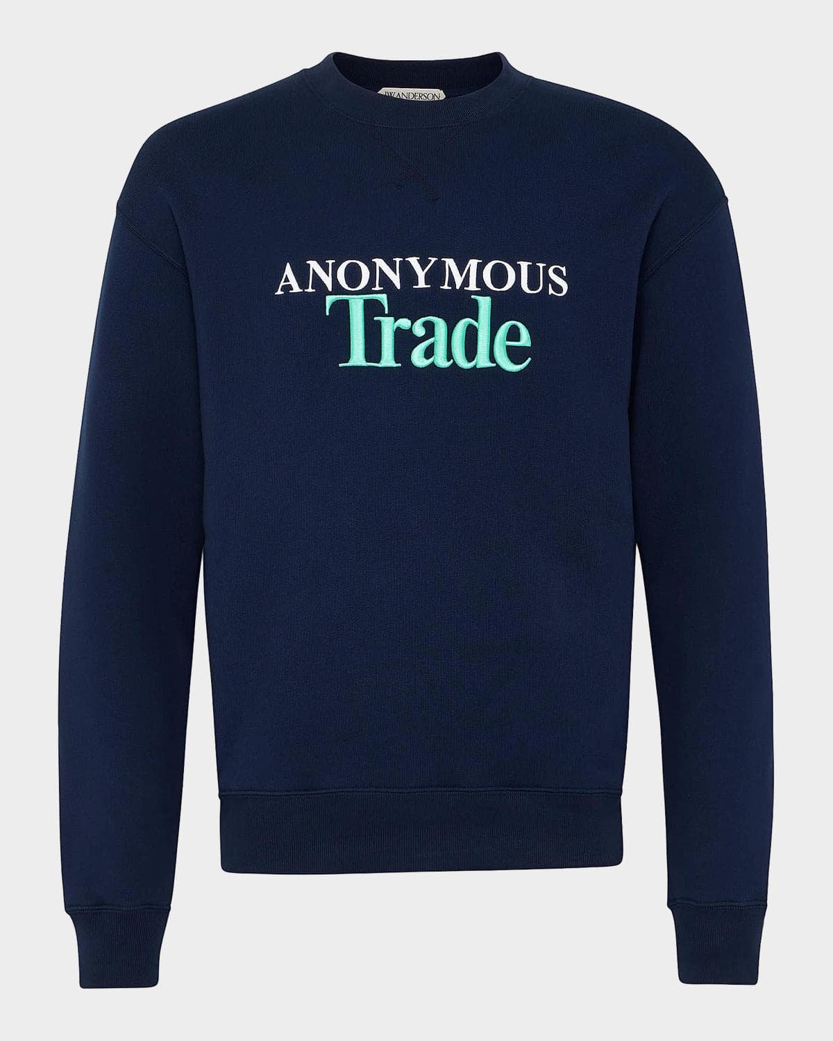 JW Anderson Men's Anonymous Trade Cotton Sweatshirt