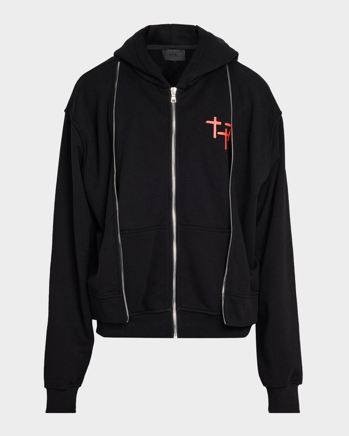 RTA Men's Ren Planetary Layered Zip Hoodie