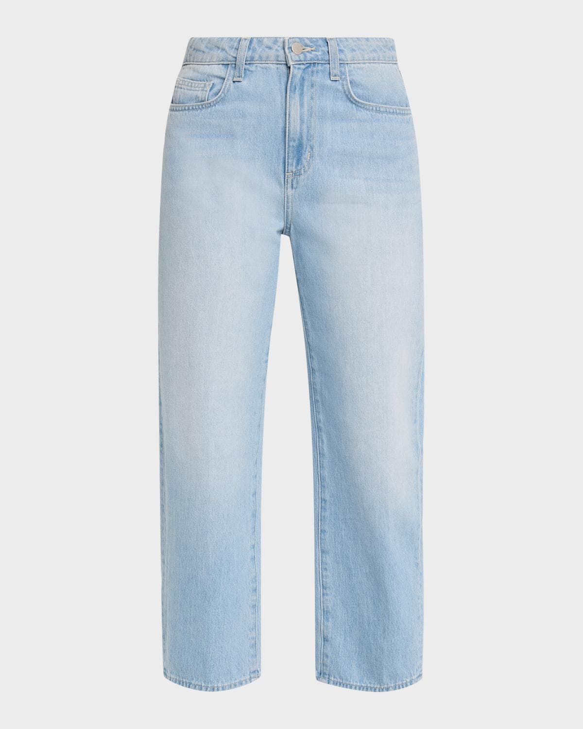 L 'AGENCE Mallis High-Rise Bow-Leg Jeans