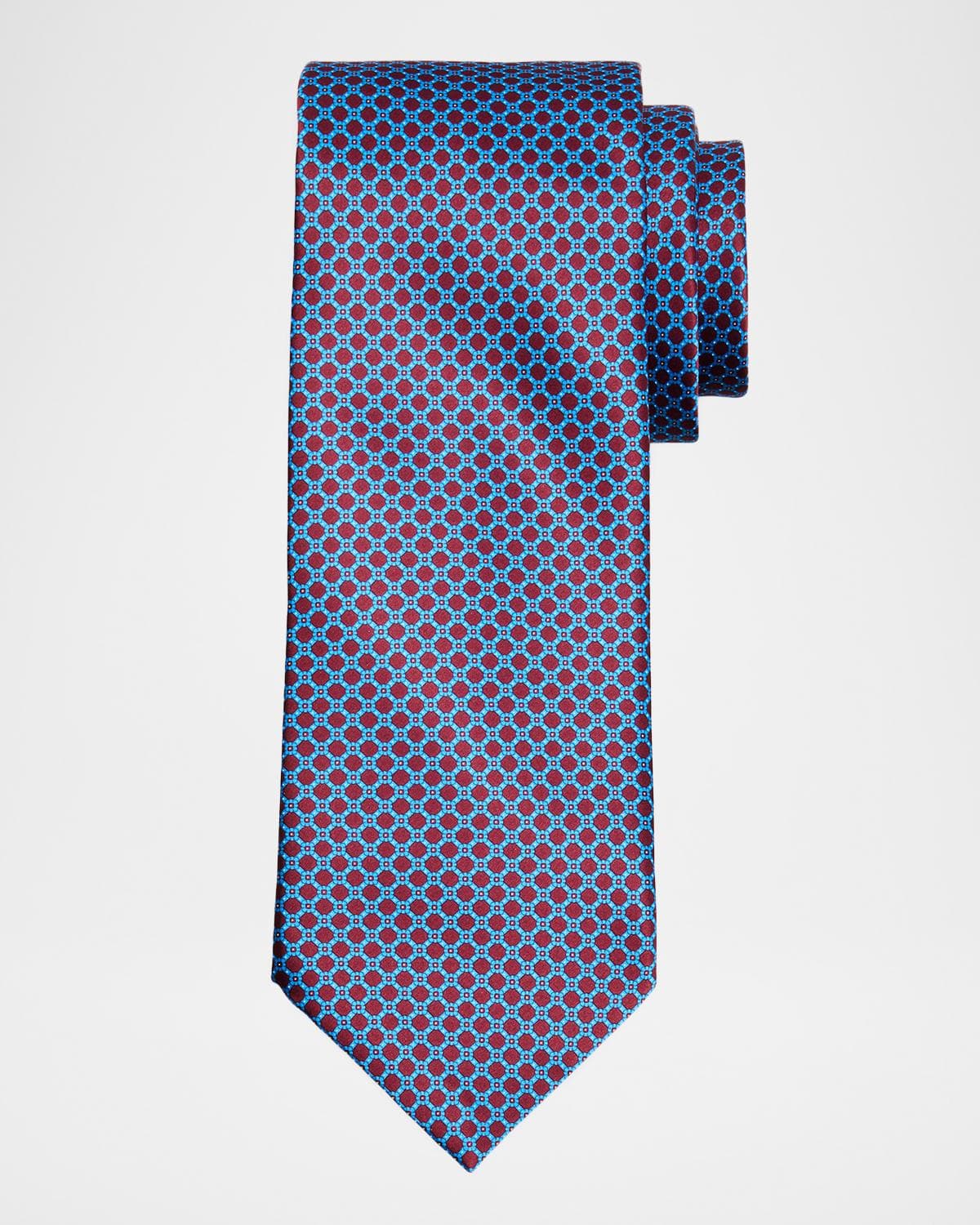 Stefano Ricci Men's Geometric-Link Silk Tie