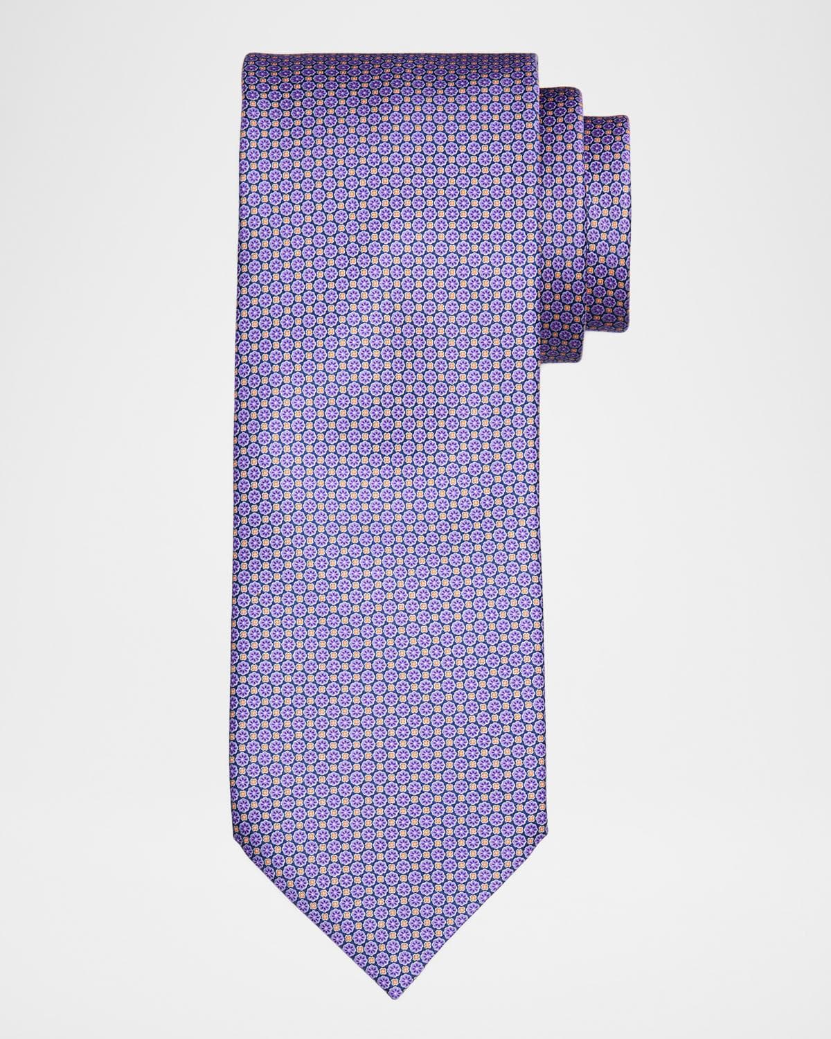 Stefano Ricci Men's Micro-Floral Silk Tie