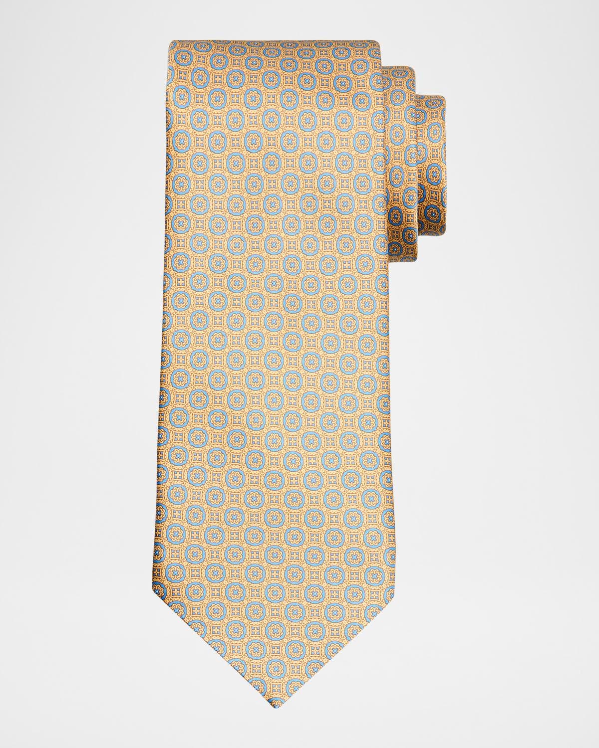 Stefano Ricci Men's Geometric-Circle Silk Tie