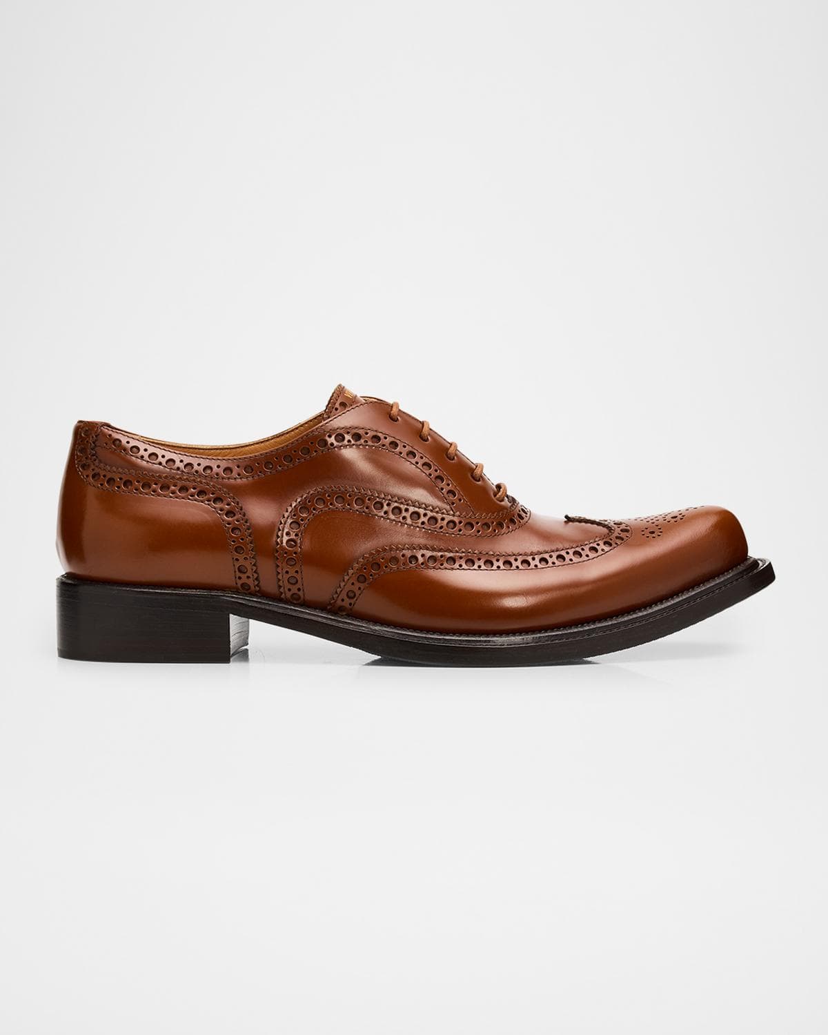 Versace Men's Maverick Leather Derby Shoes