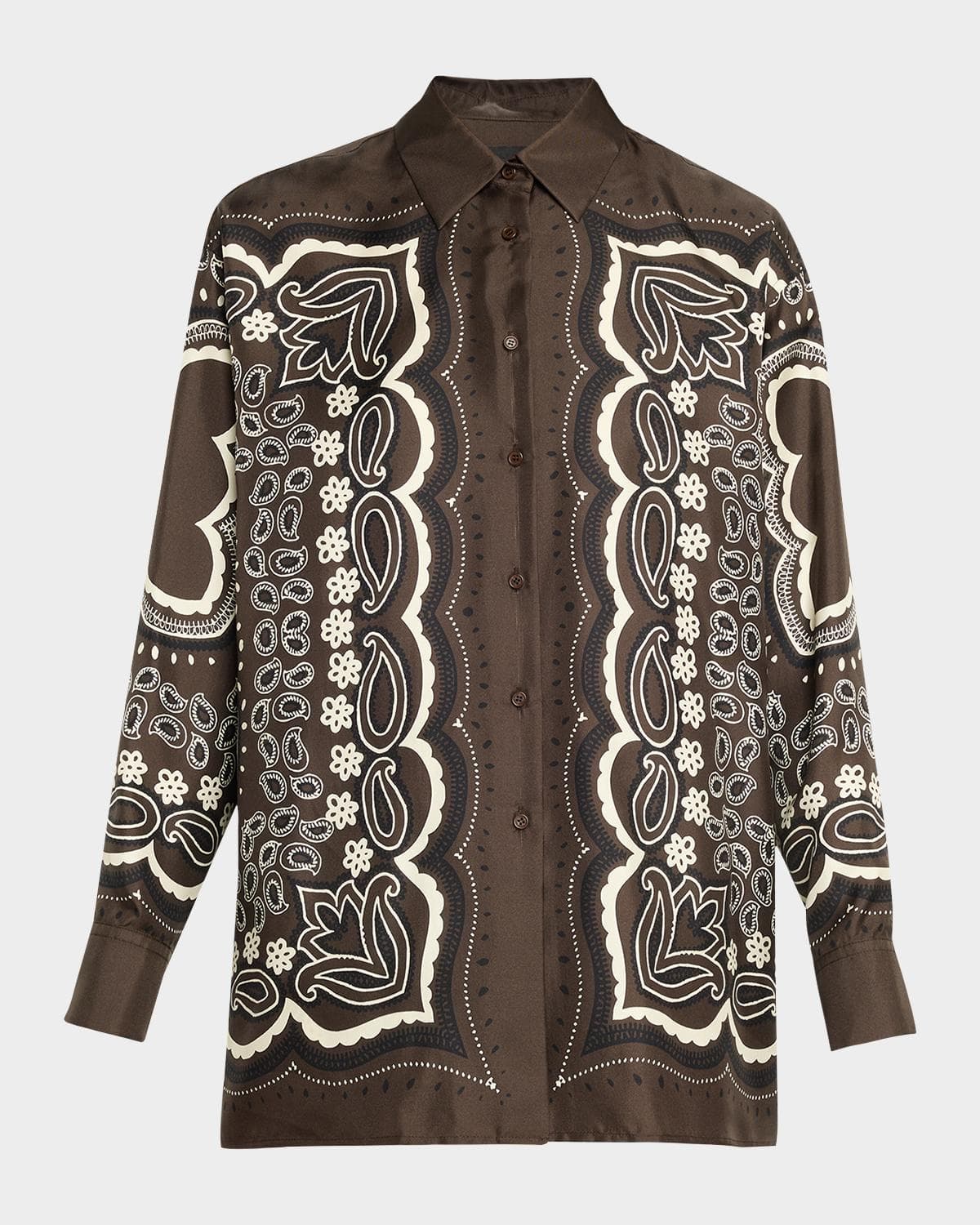Nili Lotan Alfie Silk Shirt