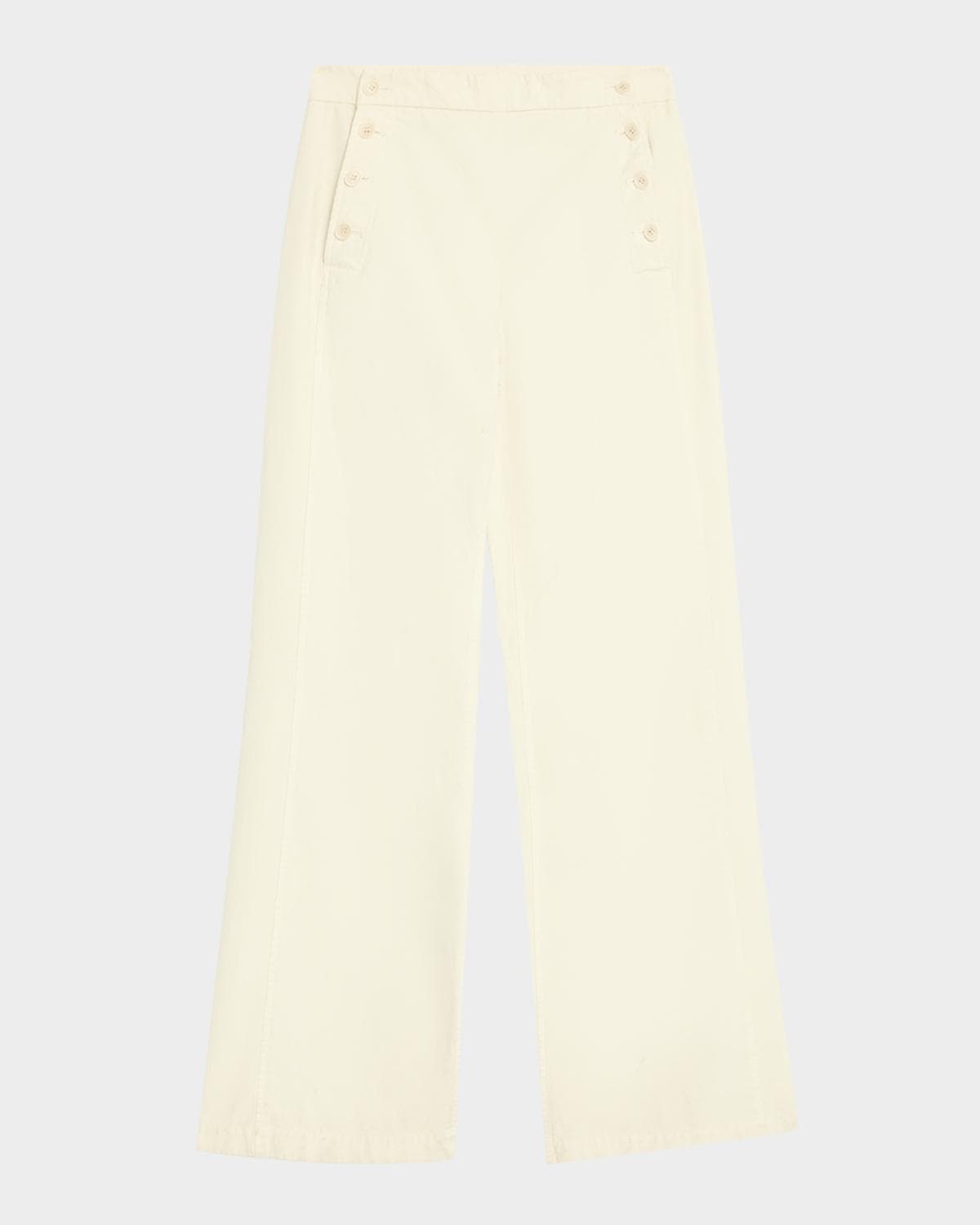 Nili Lotan Reed Wide-Leg Sailor Pants