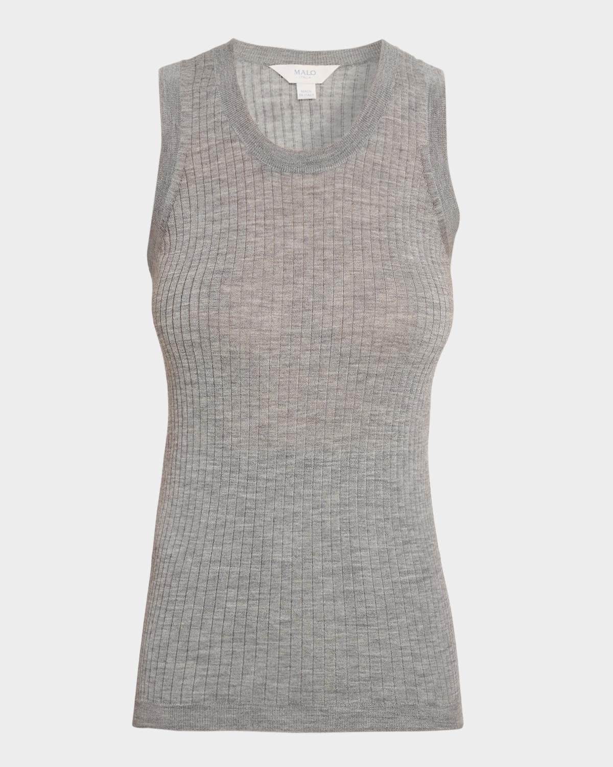 Malo Cashmere Rib Tank Top