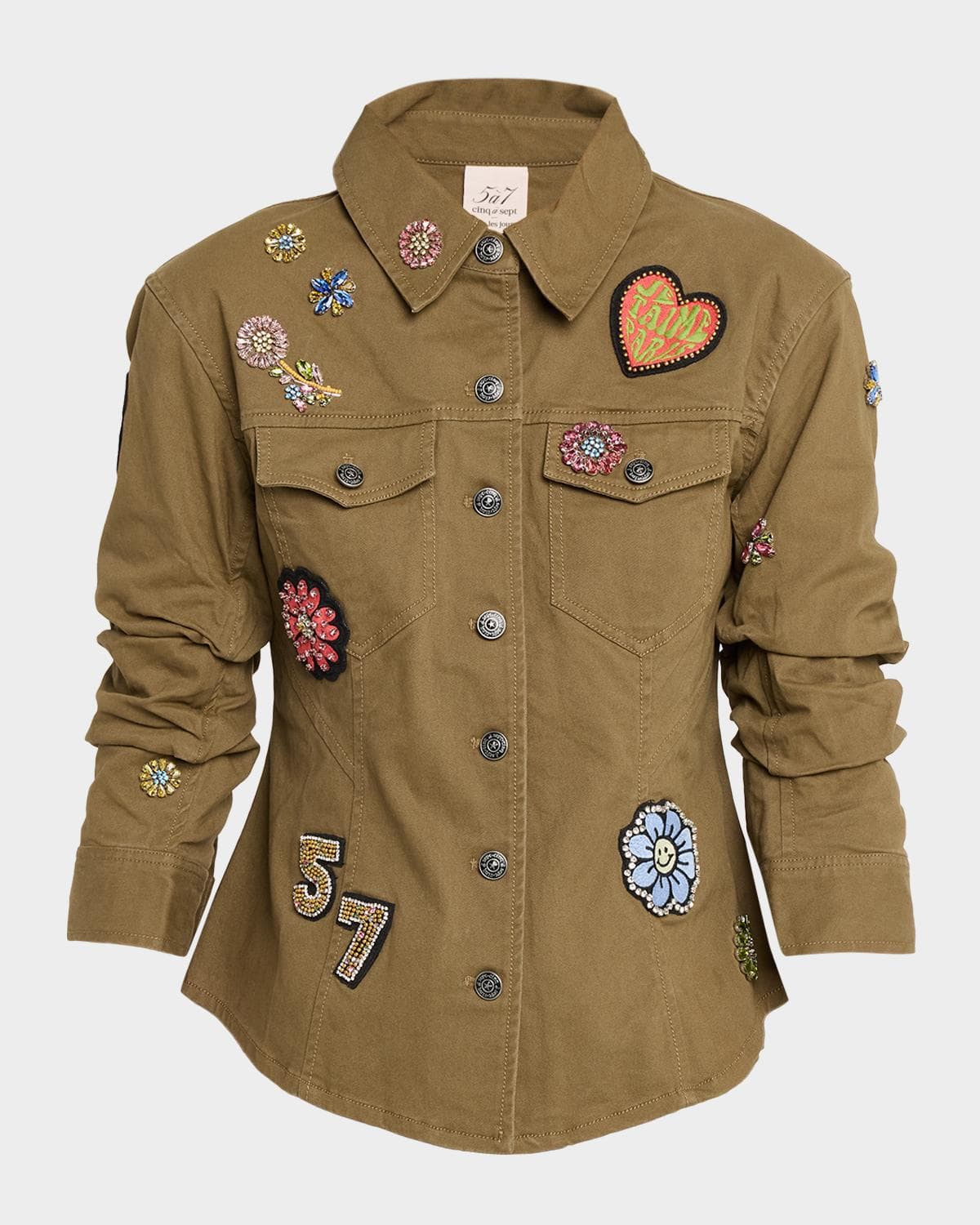 Cinq à Sept Canyon Retro Love Scrunched Jacket