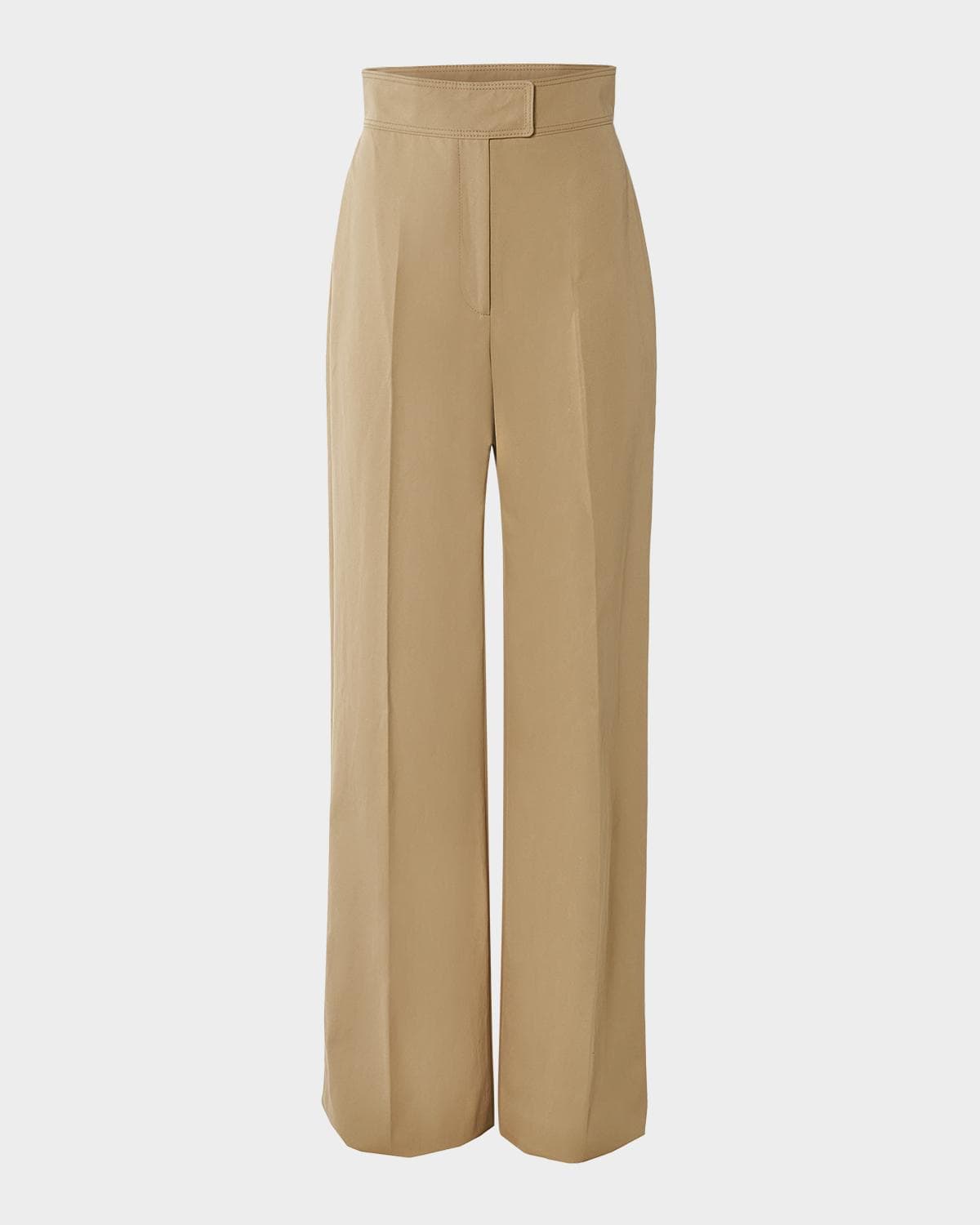 Carolina Herrera Diane High-Waisted Wide-Leg Pants
