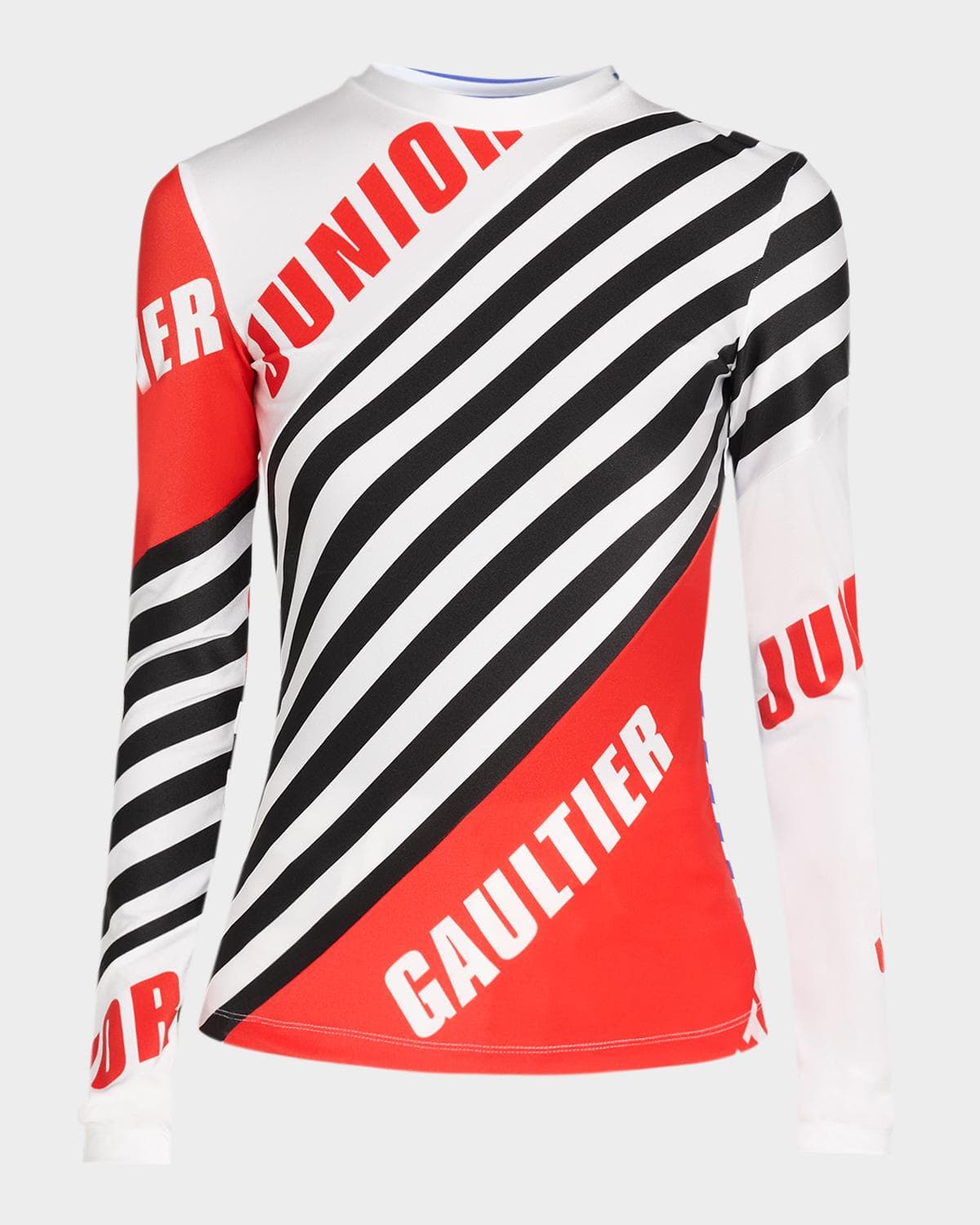 Jean Paul Gaultier Junior Gaultier Stretch Jersey Long-Sleeve Top